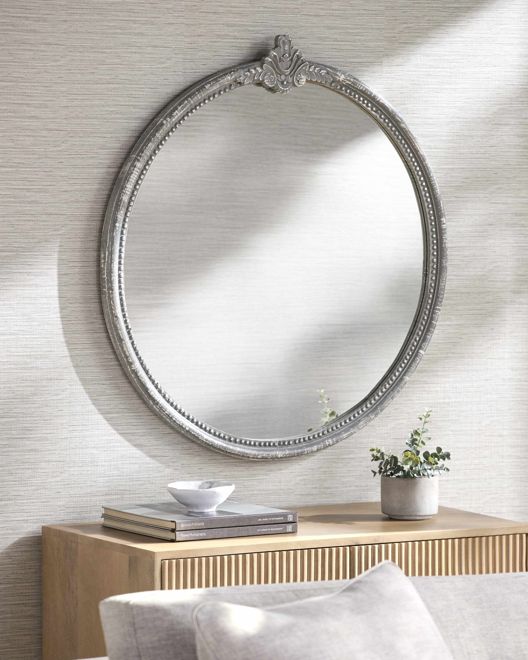 Kandersteg Gray Accent Mirror - Ornate Home