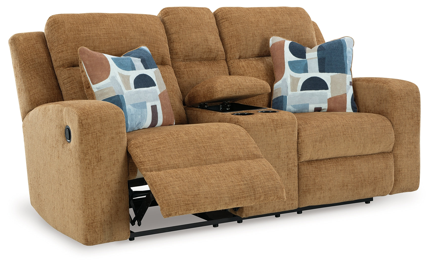 Kanlow Honey Reclining Sofa and Loveseat (Online Special Price) - Ornate Home