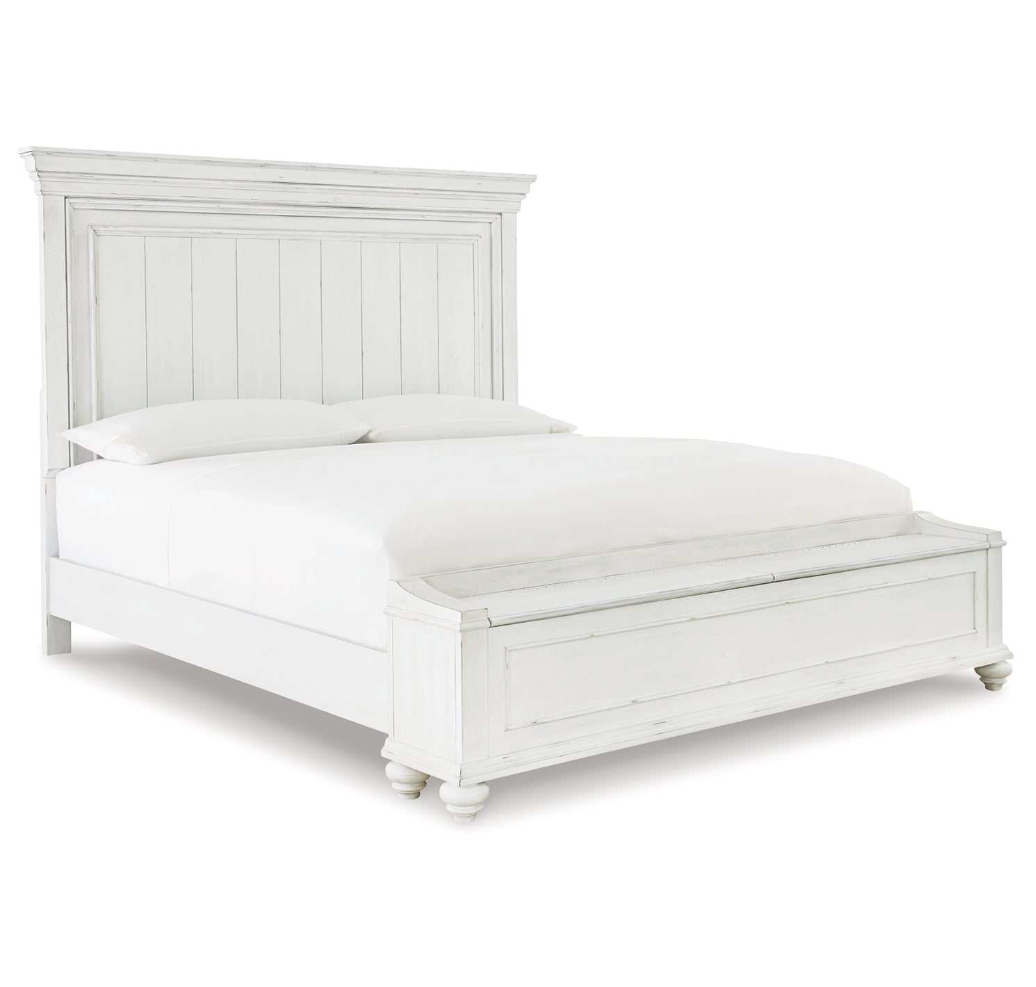 Kanwyn California King Panel Bed w/ Storage Bench (Online Special Price) - Ornate Home