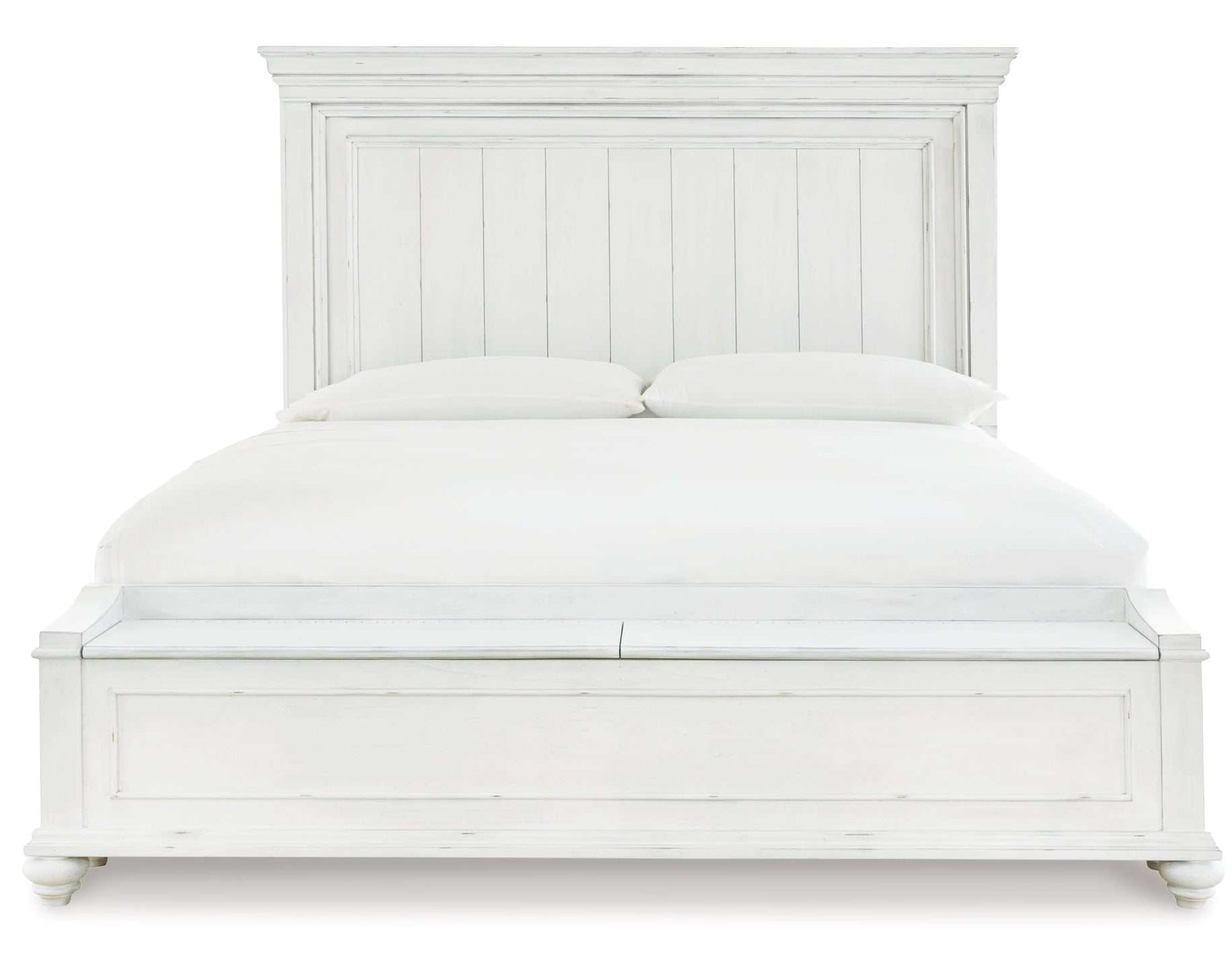 Kanwyn California King Panel Bed w/ Storage Bench (Online Special Price) - Ornate Home
