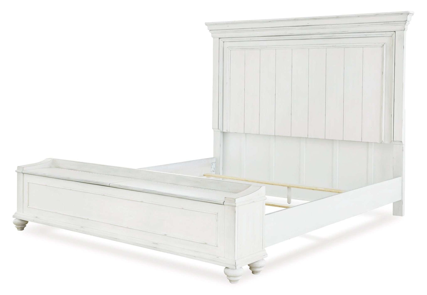 Kanwyn California King Panel Bed w/ Storage Bench (Online Special Price) - Ornate Home