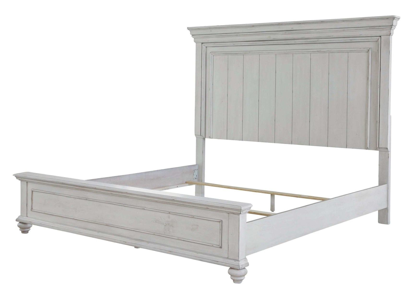 Kanwyn Whitewash Cal. King Bedroom Set / 3pc (Online Special Price) - Ornate Home