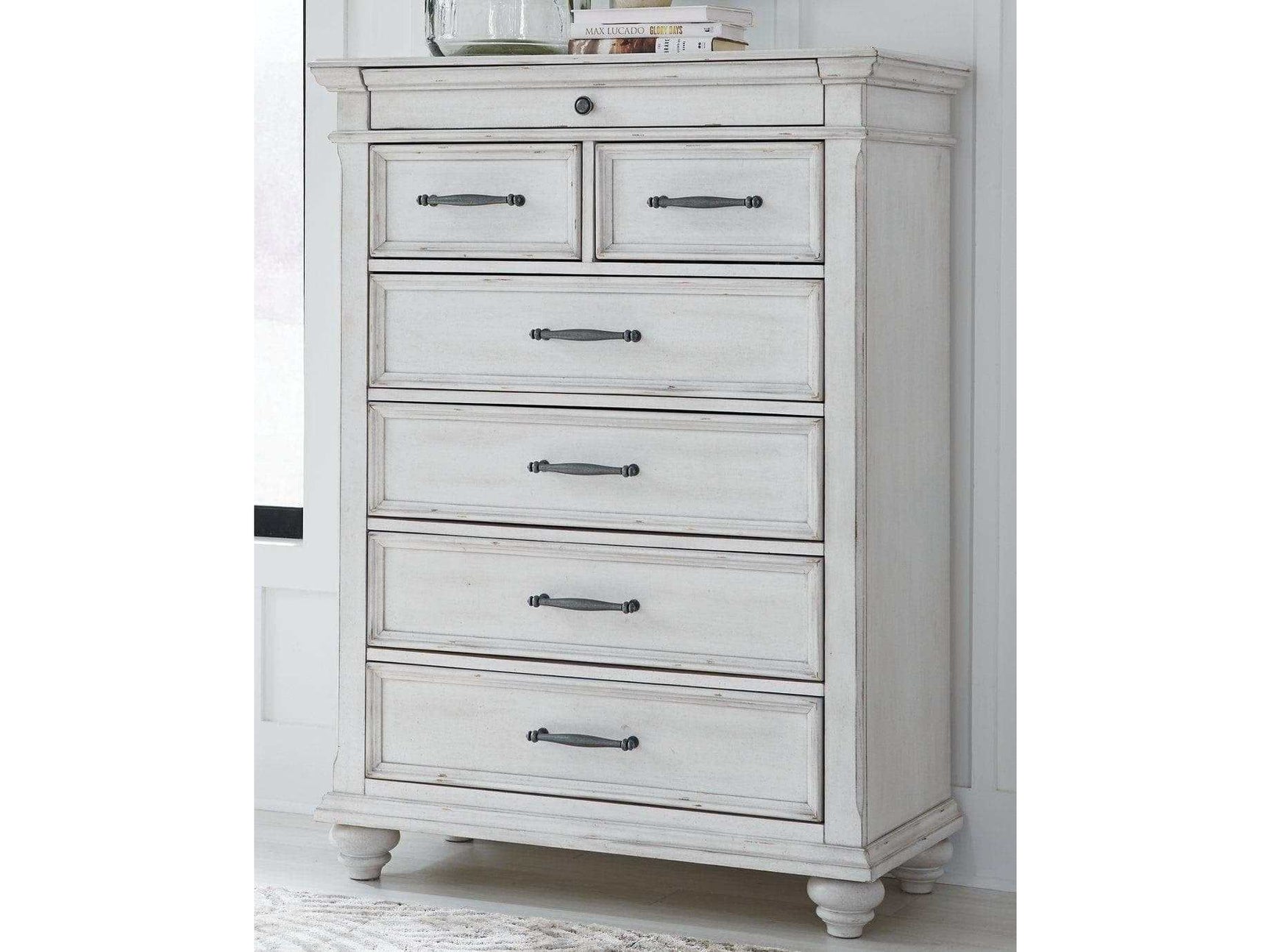 Kanwyn Whitewash Chest (Online Special Price) - Ornate Home