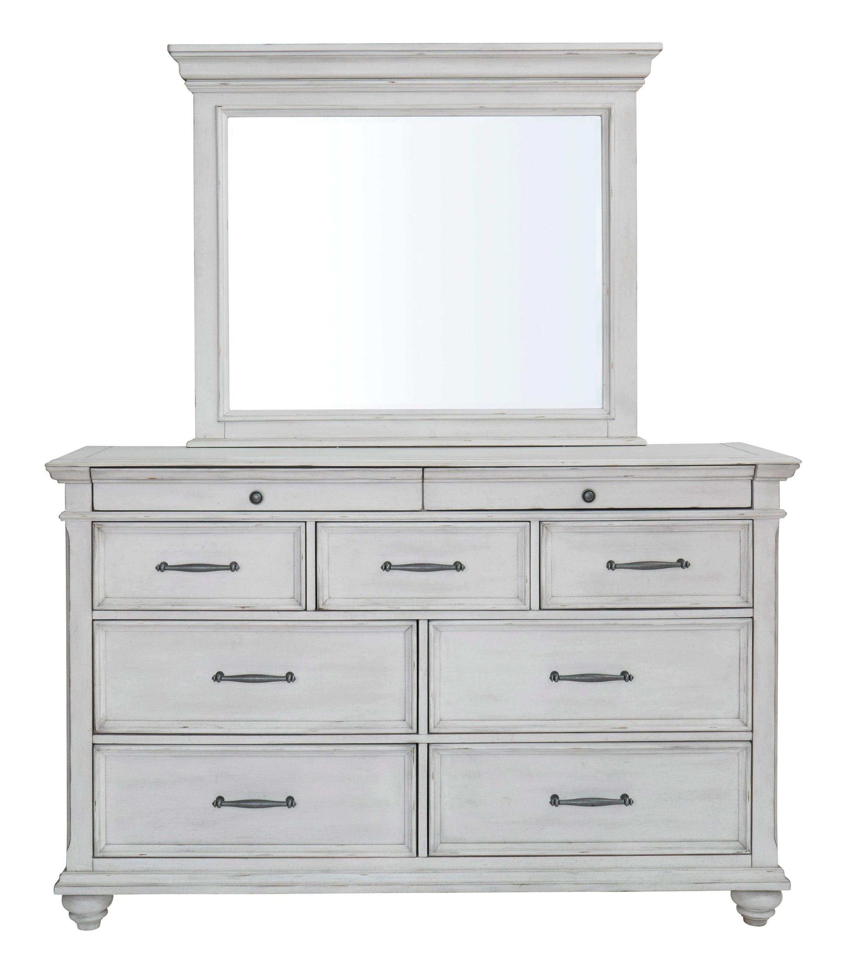 Kanwyn Whitewash Dresser & Mirror (Online Special Price) - Ornate Home