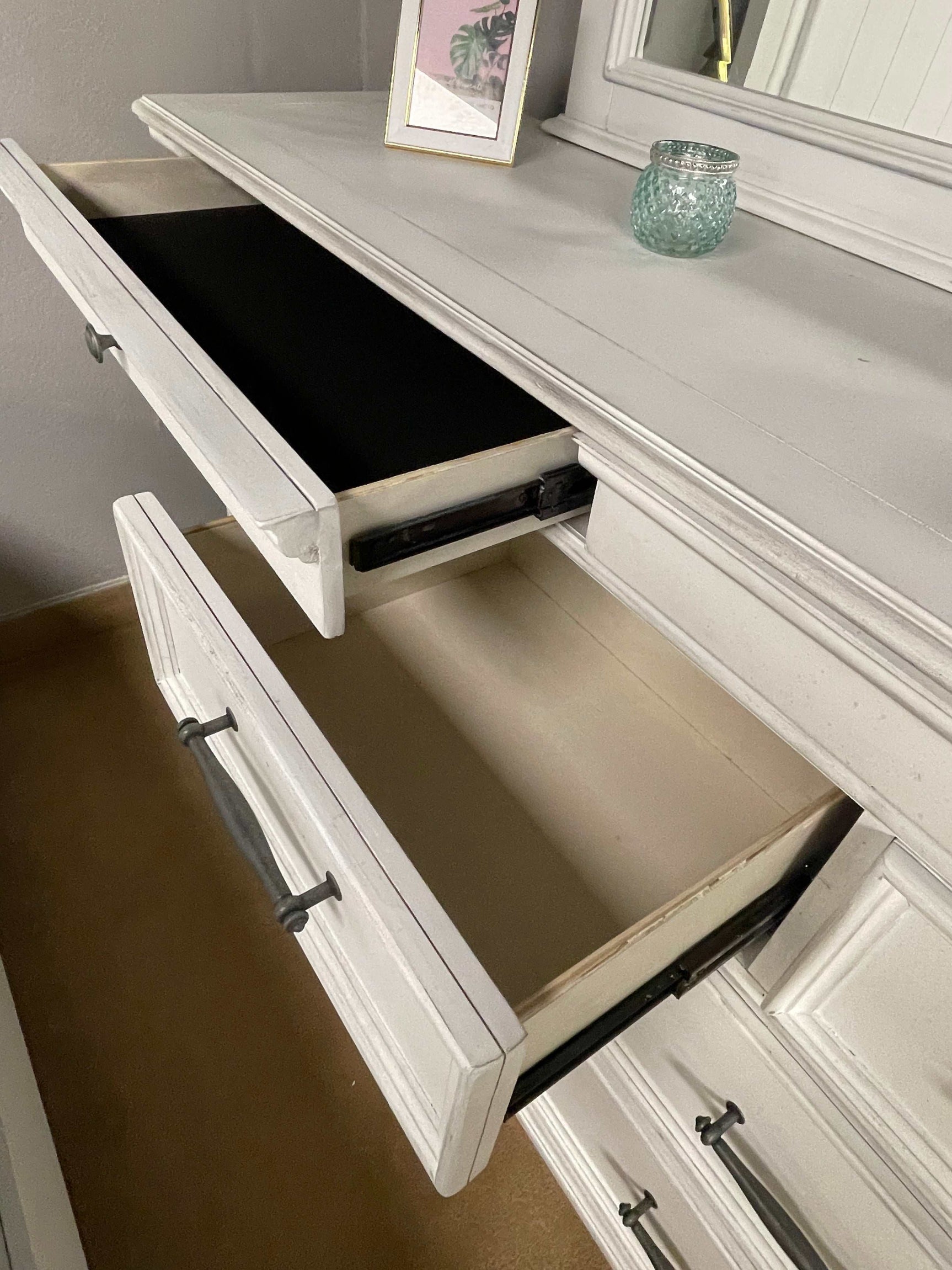 Kanwyn Whitewash Dresser & Mirror (Online Special Price) - Ornate Home