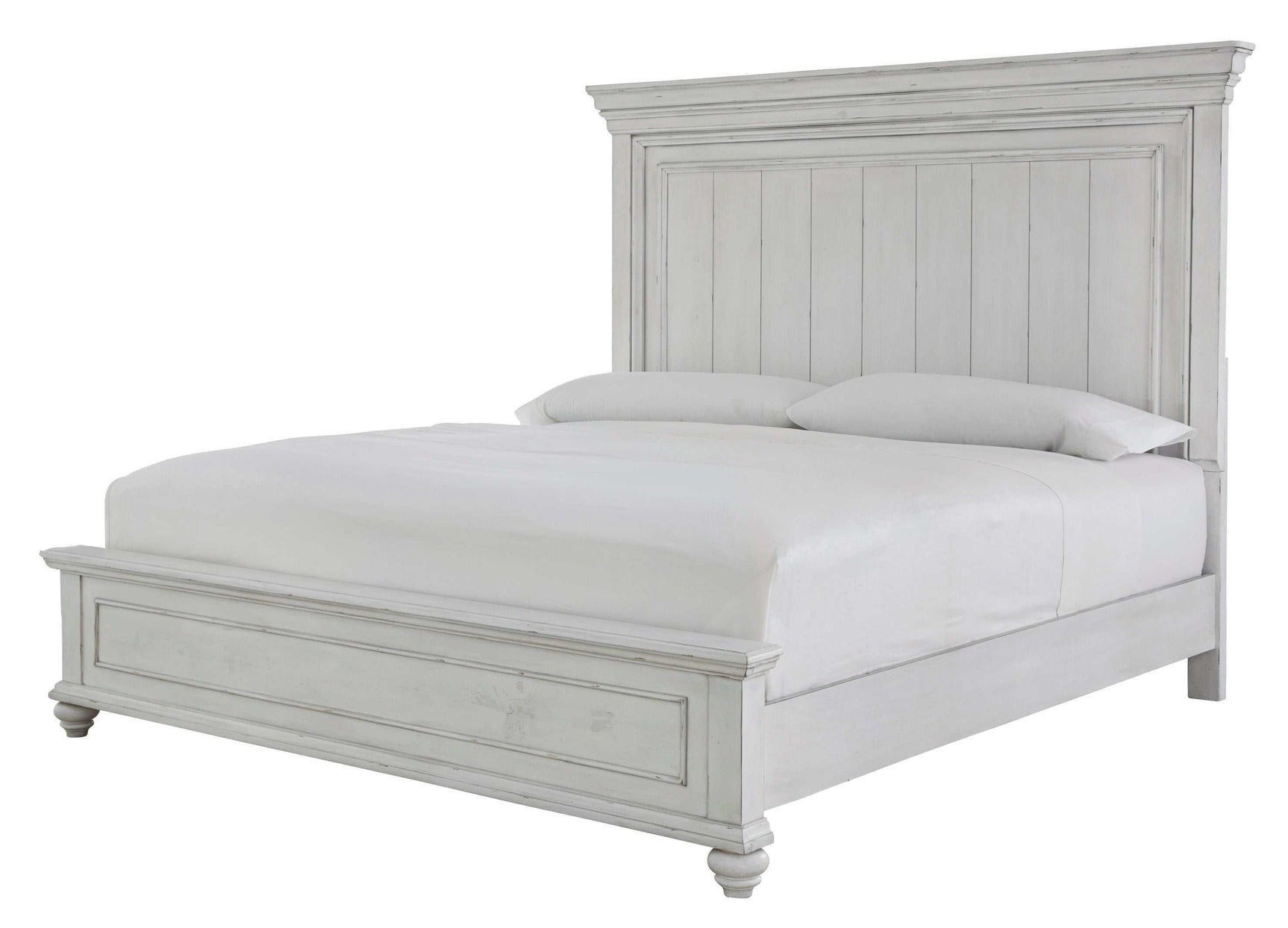 Kanwyn Whitewash Queen Bedroom Set / 3pc (Online Special Price) - Ornate Home