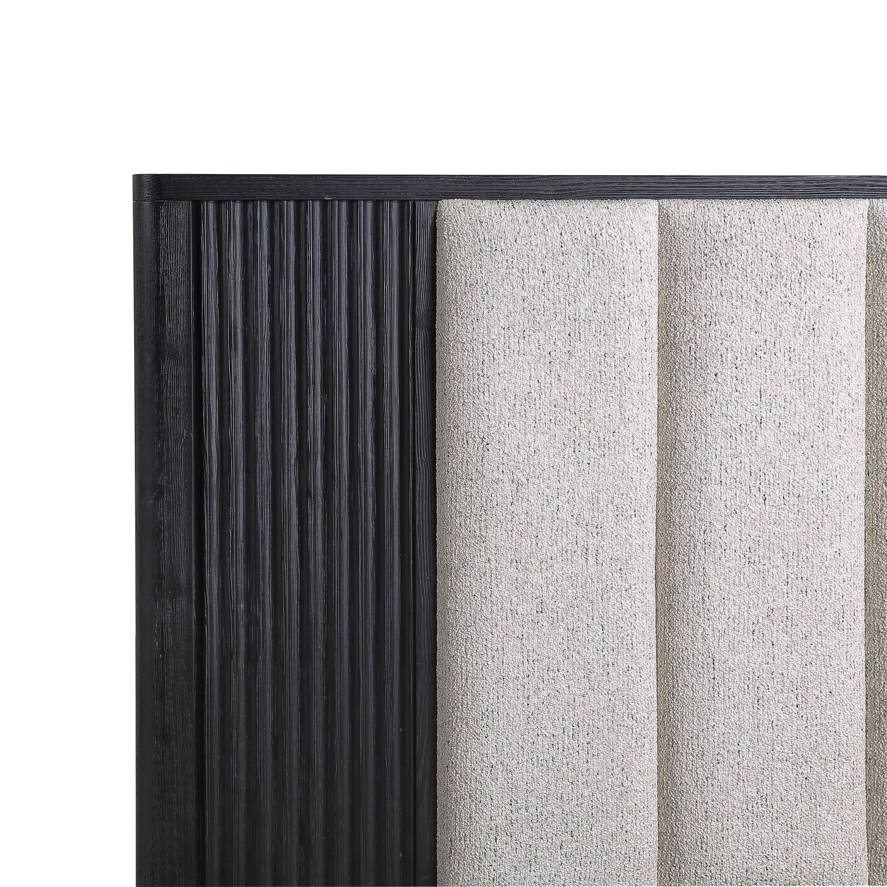 Kara Black King Panel Bed - Ornate Home