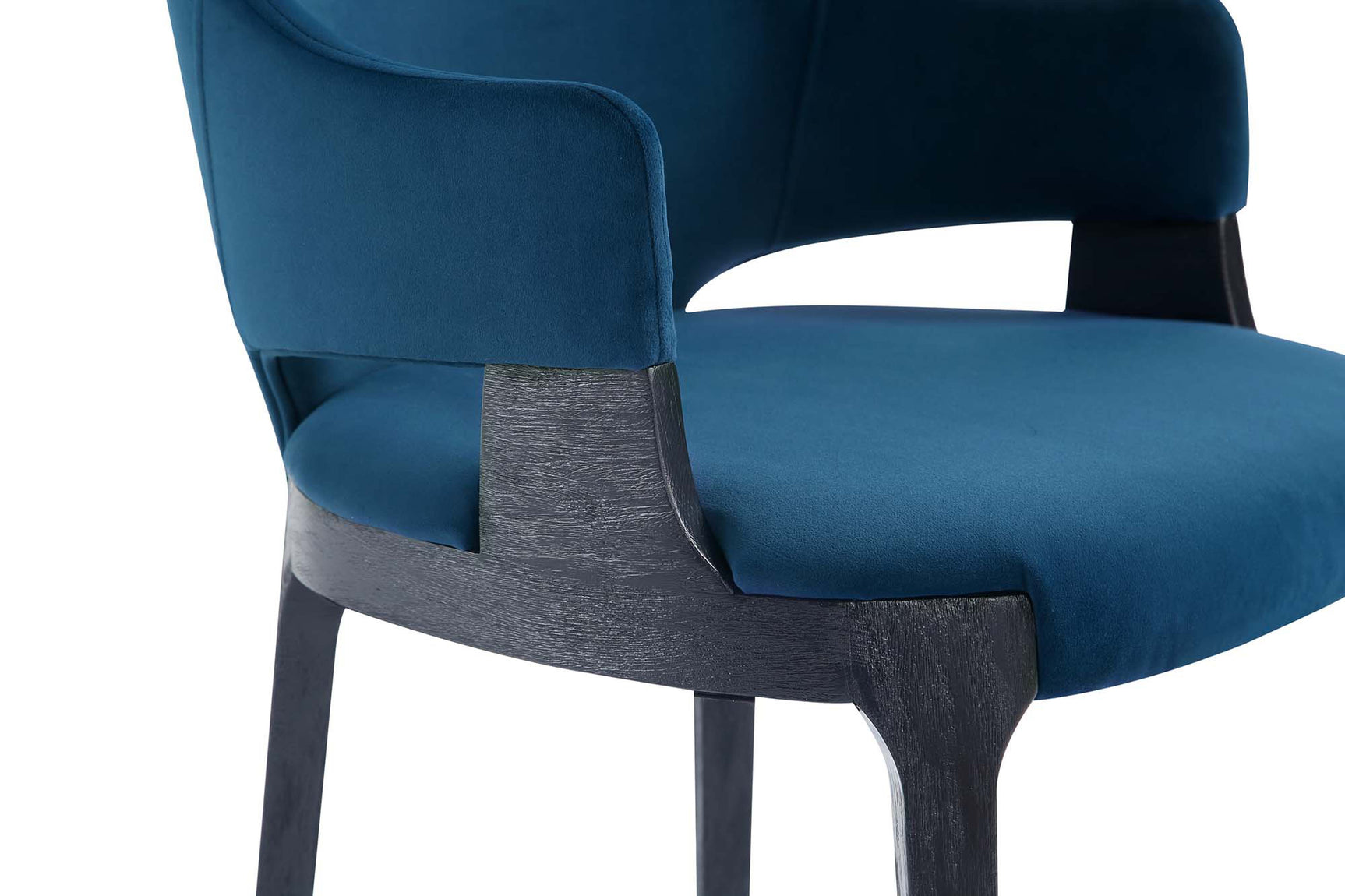 Kara Dining Arm Chair in Blue - Ornate Home