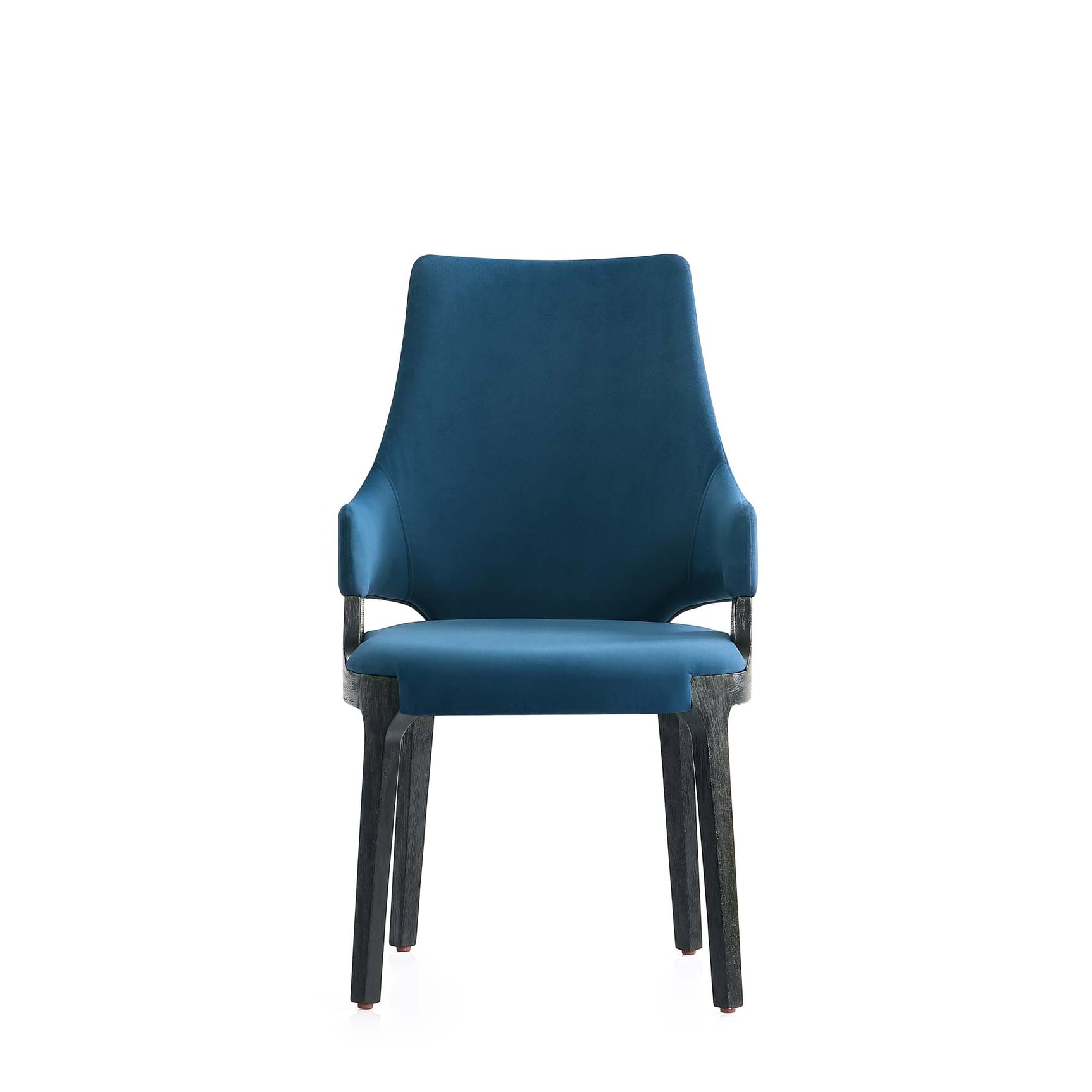 Kara Dining Arm Chair in Blue - Ornate Home