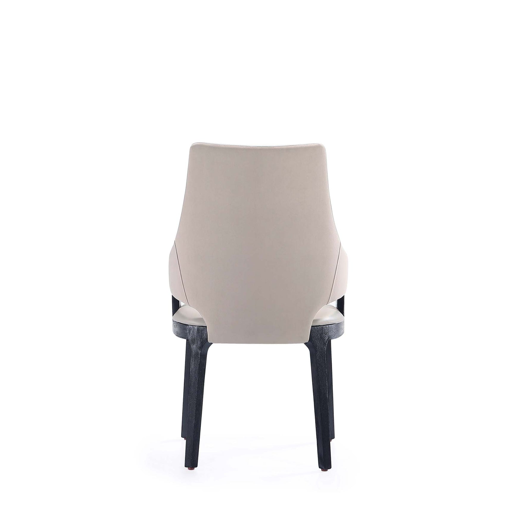 Kara Dining Arm Chair in Light Grey (set of 2) - Ornate Home