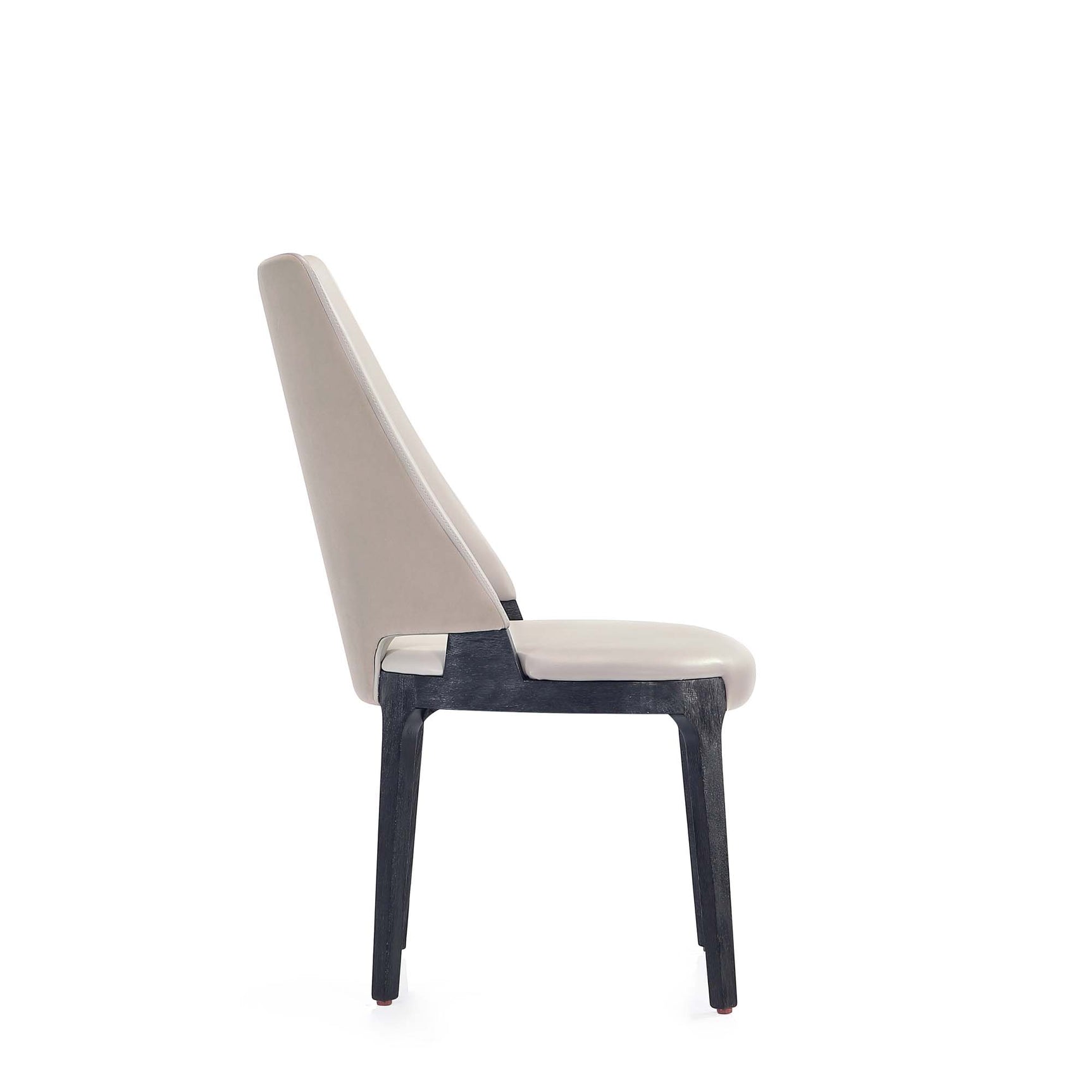 Kara Dining Side Chair in Light Grey (set of 2) - Ornate Home