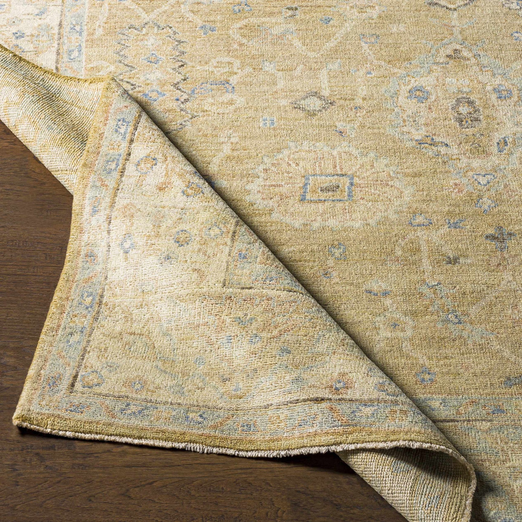 Karalee Handmade Wool Area Rug - Clearance - Ornate Home