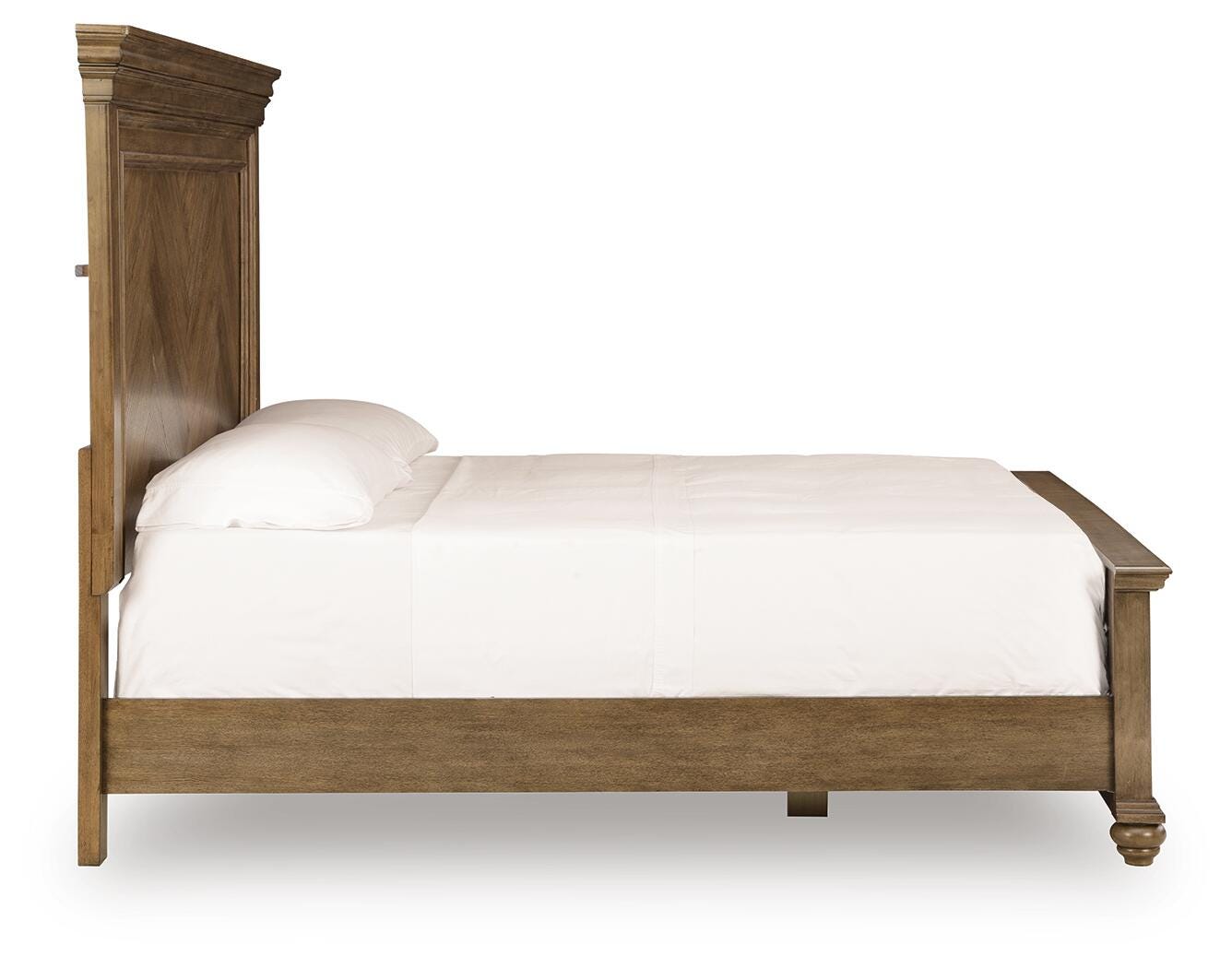 Karallin Medium Brown California King Panel Bed - Ornate Home