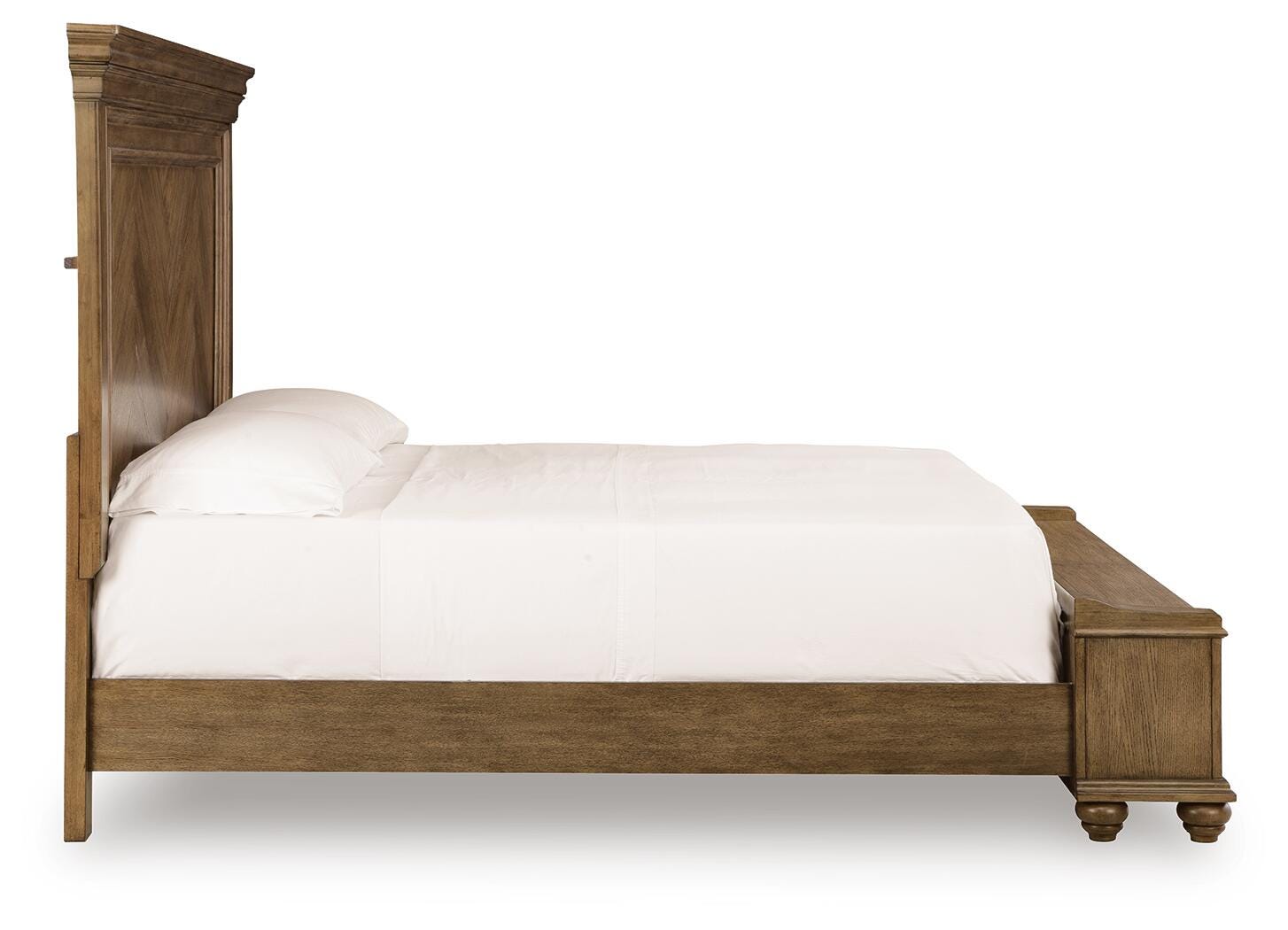 Karallin Medium Brown King Panel Storage Bed - Ornate Home
