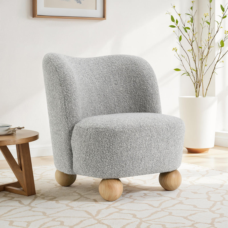 Karey Gray Accent Chair - Ornate Home