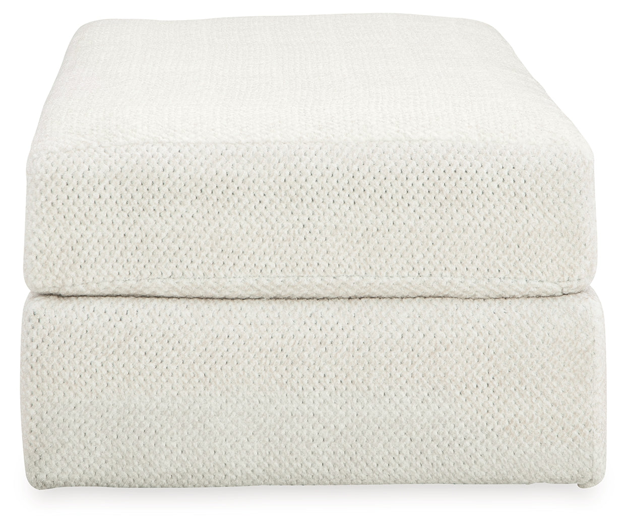 Karinne Linen Oversized Accent Ottoman - Ornate Home