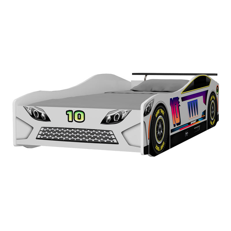 Karsten White Car Bed - Ornate Home