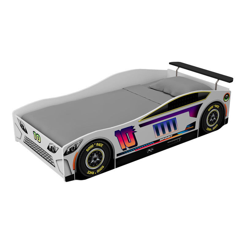 Karsten White Car Bed - Ornate Home