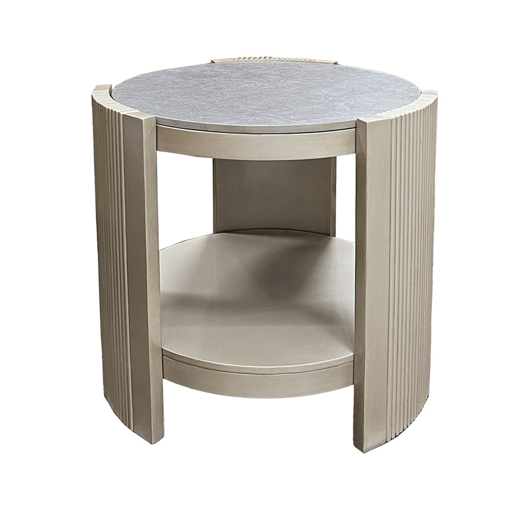 Kasa Champagne End Table - Ornate Home
