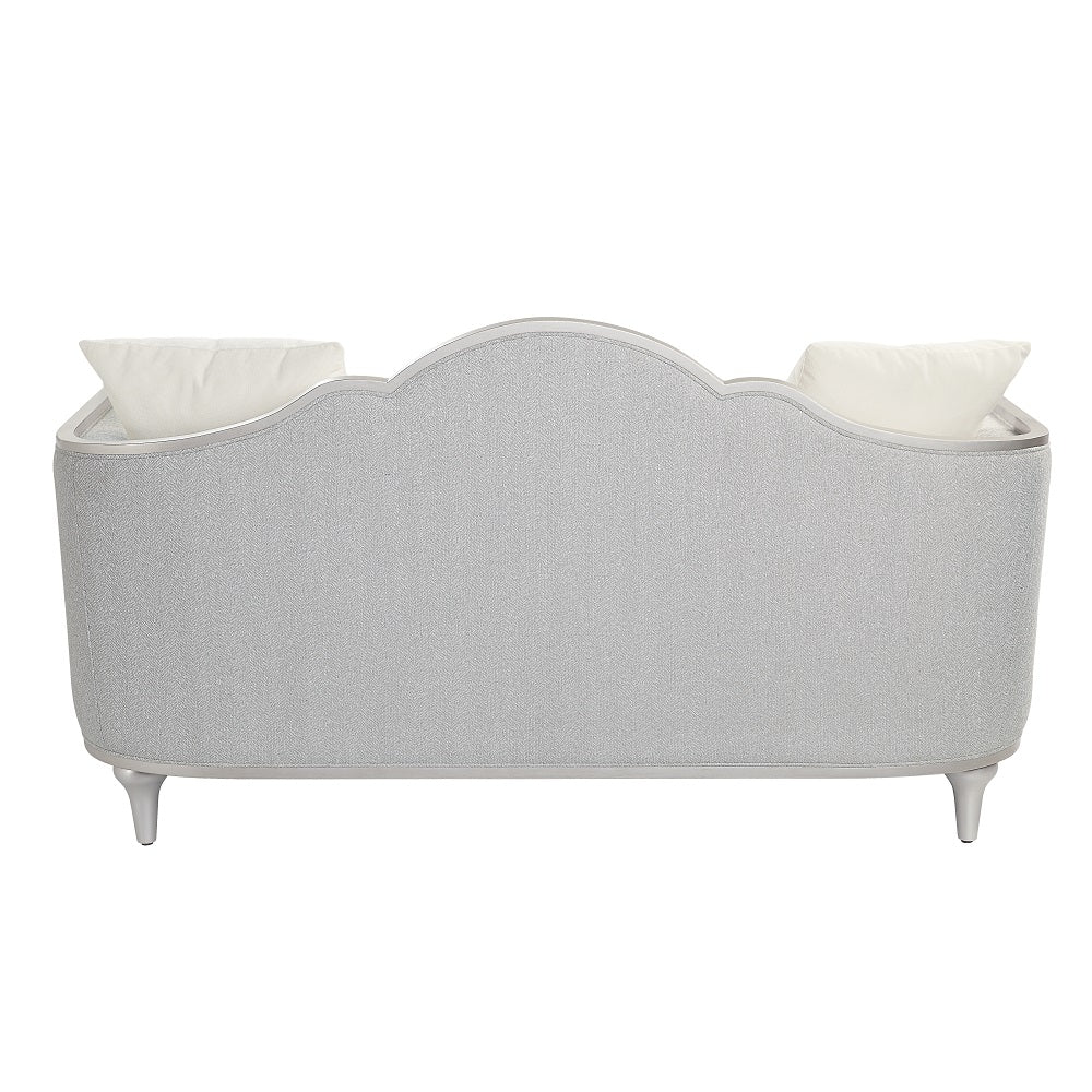 Kasa Champagne Loveseat - Ornate Home