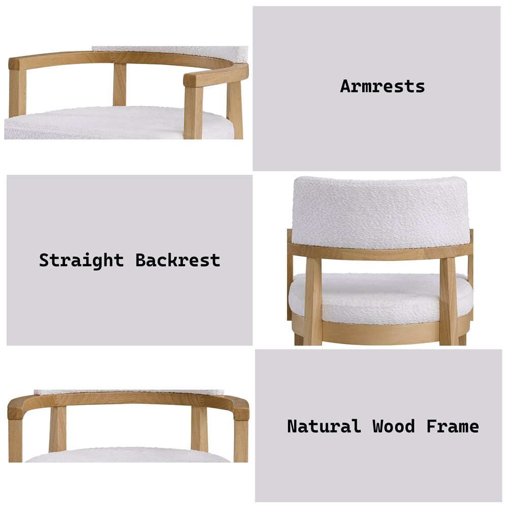 Kasem Oak Side Chair (Set Of 2) - Ornate Home