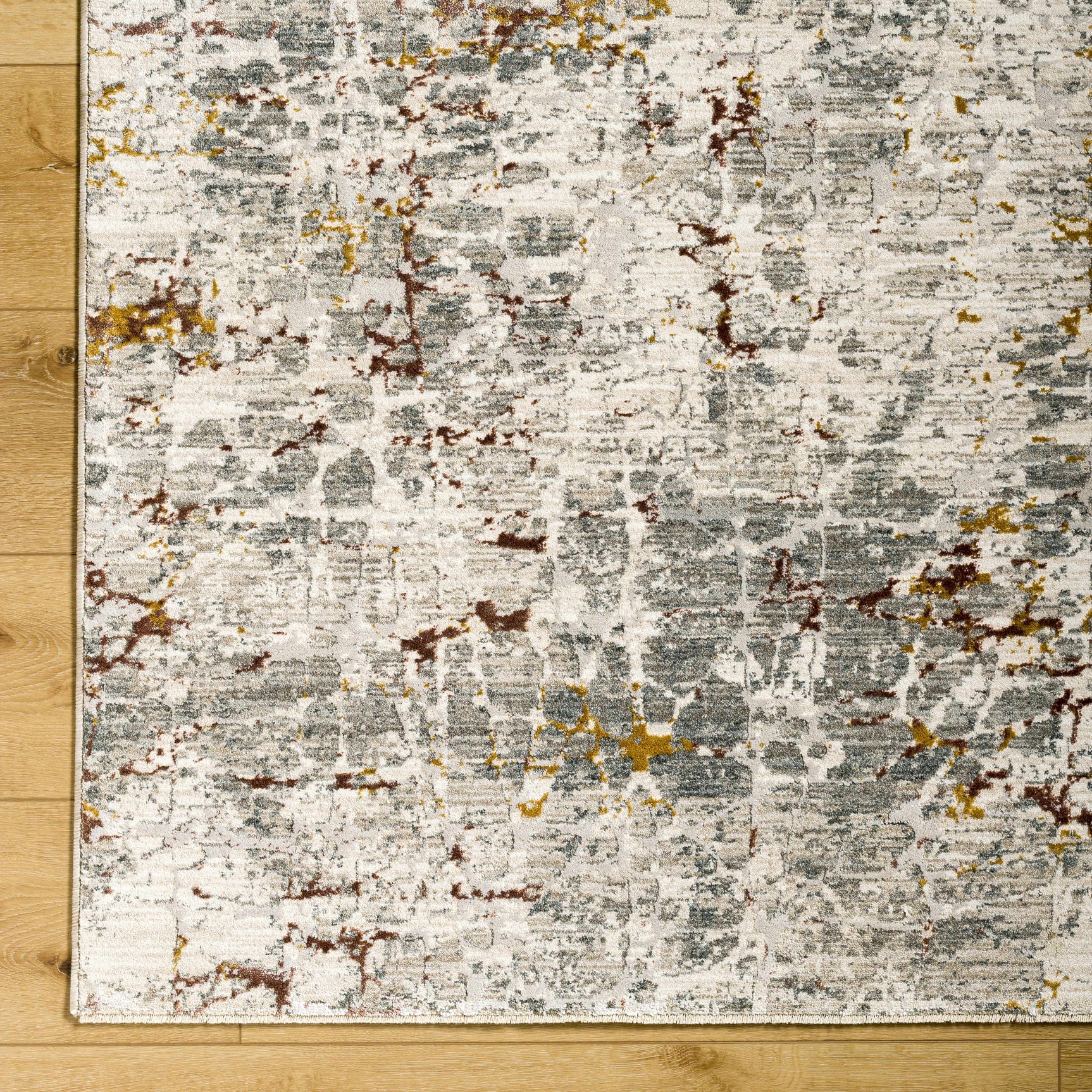 Kasim Textured Rug with Fringes - Ornate Home