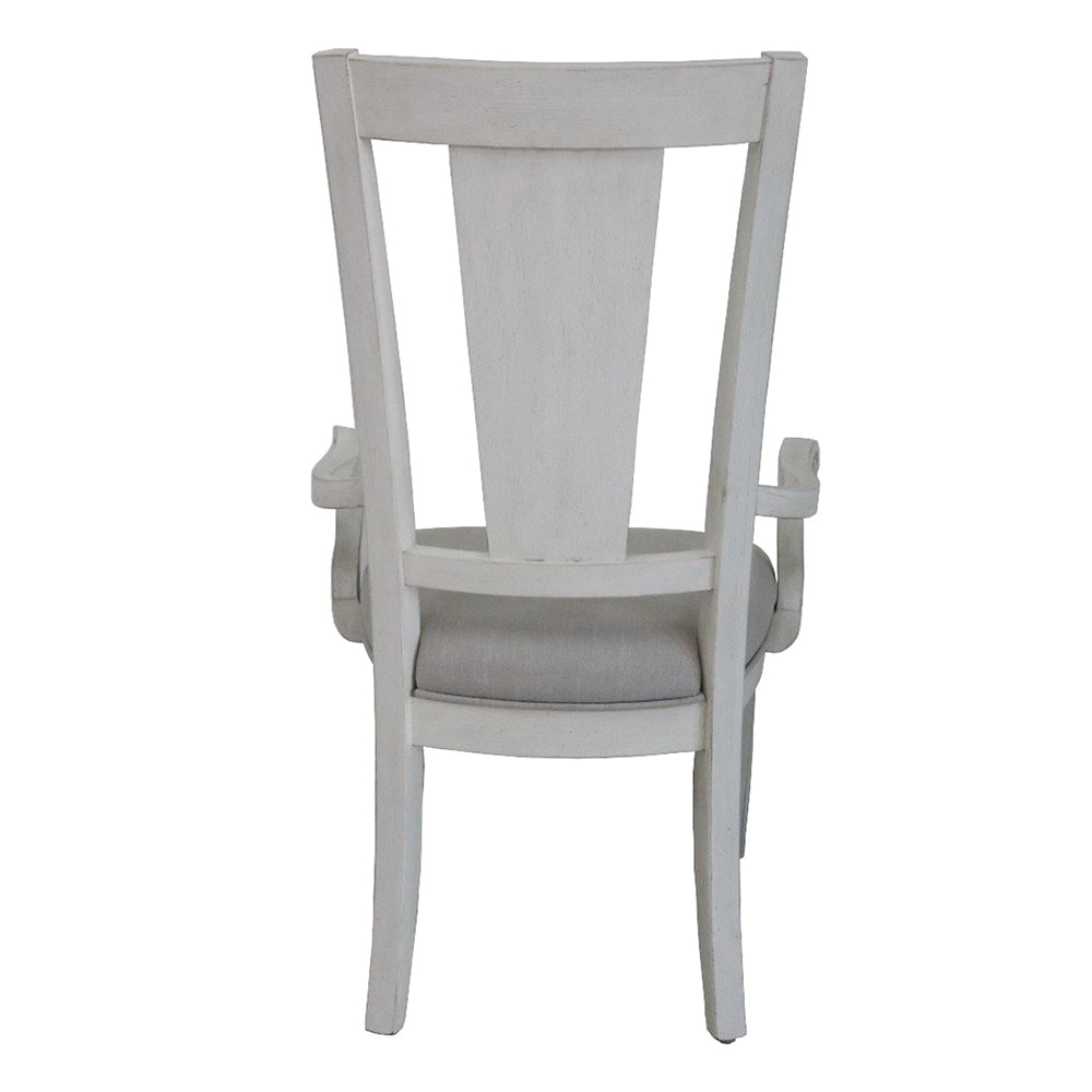 Katia Gray Arm Chair (Set Of 2) - Ornate Home