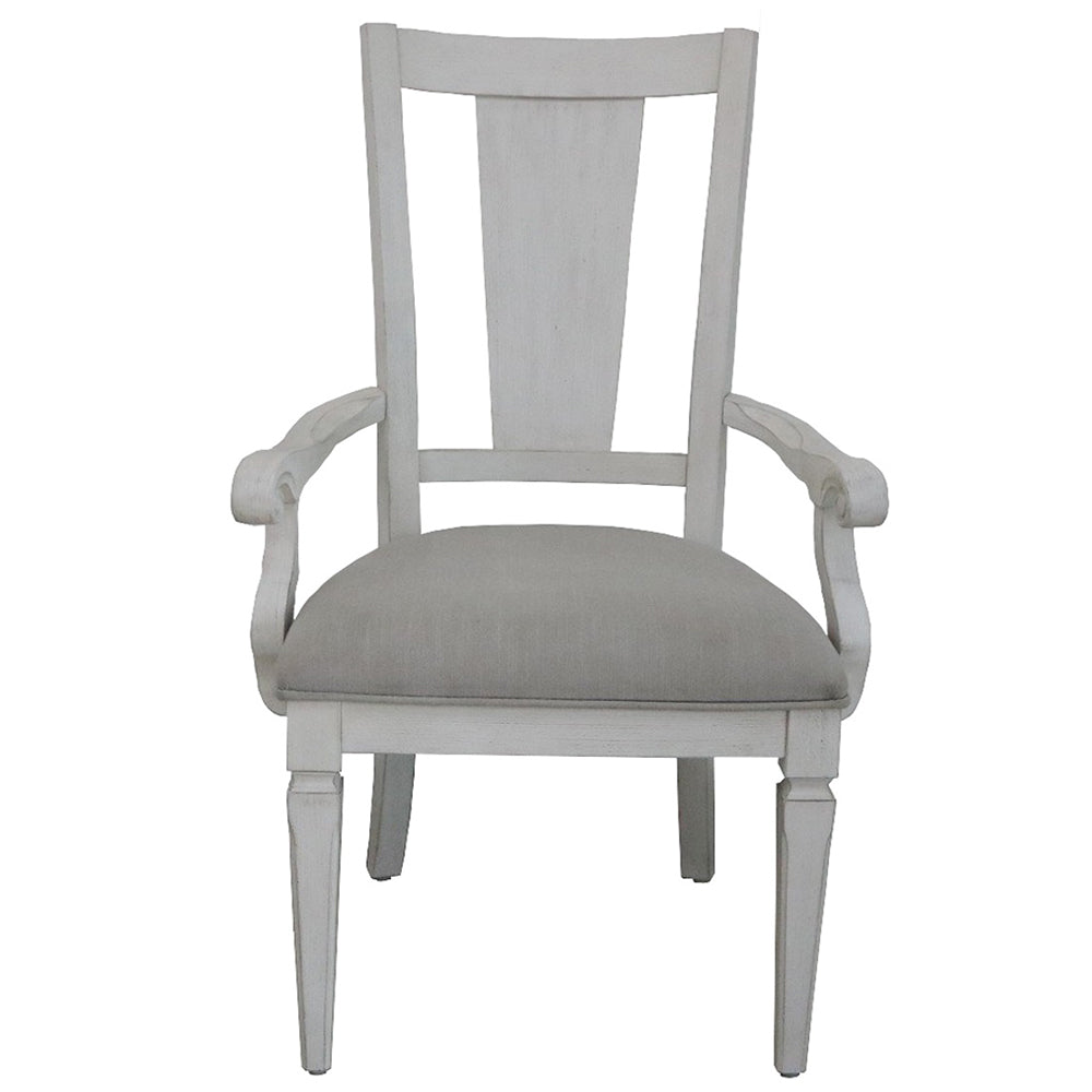 Katia Gray Arm Chair (Set Of 2) - Ornate Home