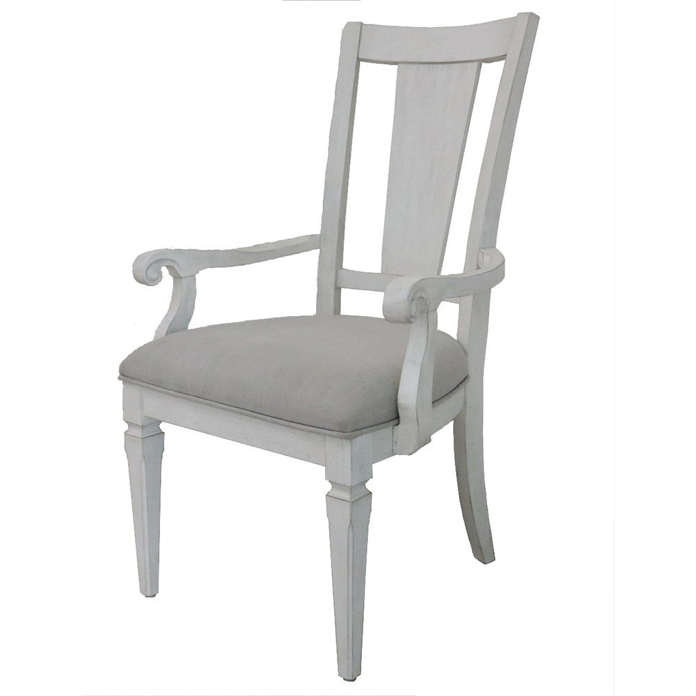 Katia Gray Arm Chair (Set Of 2) - Ornate Home