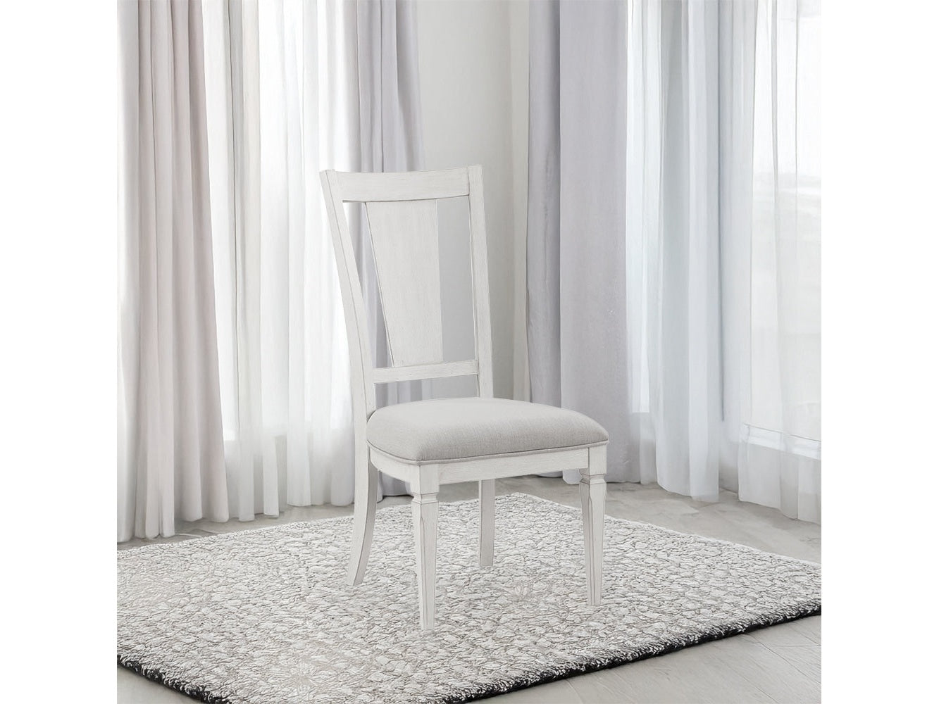 Katia Gray Side Chair (Set Of 2) - Ornate Home