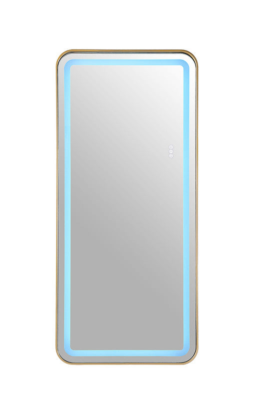 Katlyn Gold Floor Mirror - Ornate Home