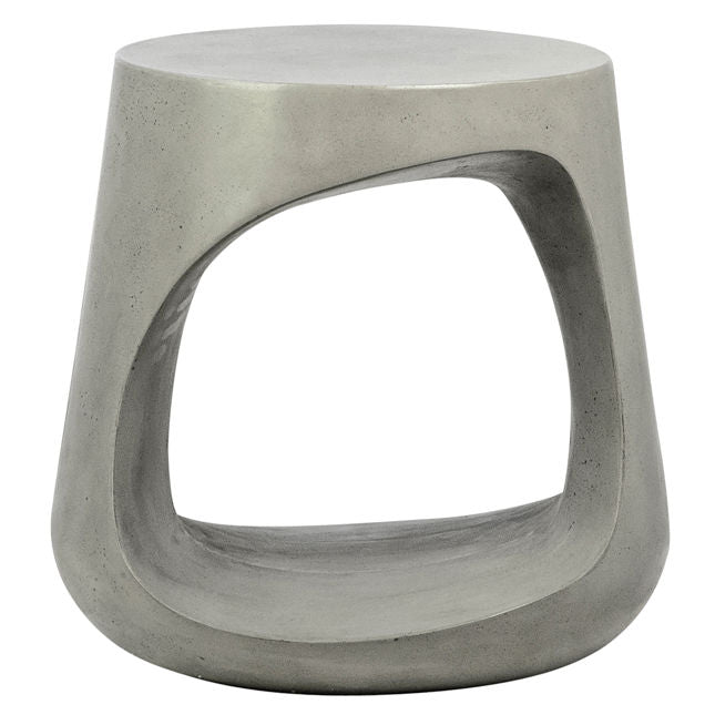 Kavik Gray Outdoor Side Table - Ornate Home