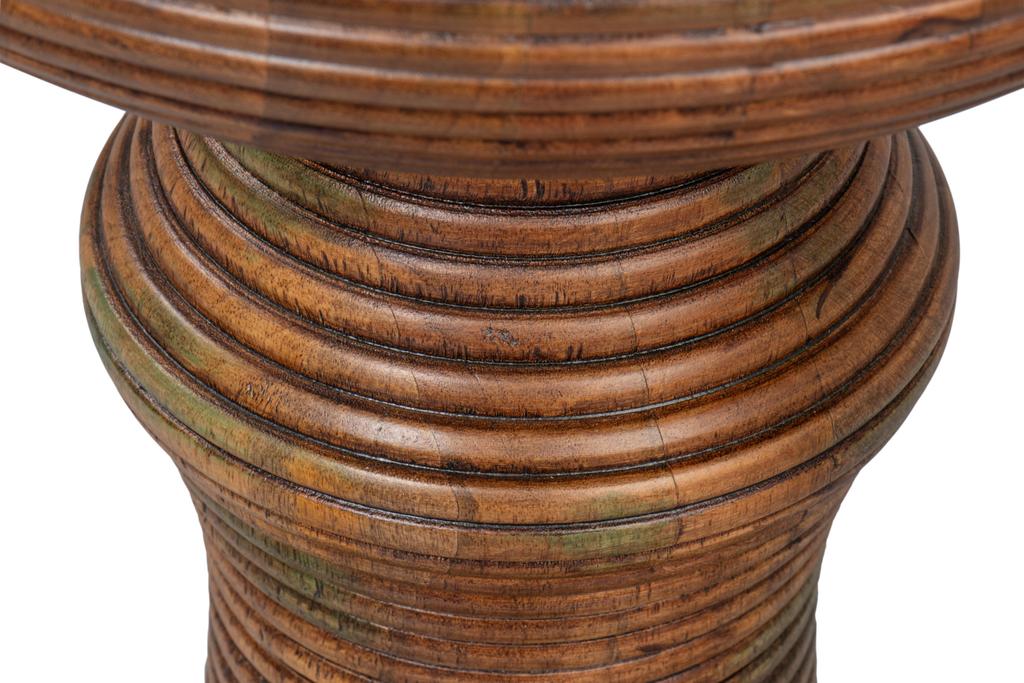 Kayan Brown Wood End Table - Ornate Home