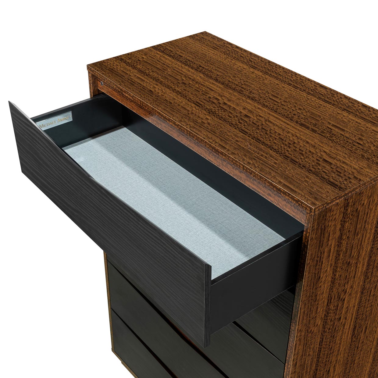 Kayner Charcoal 5-Drawer Chest - Ornate Home