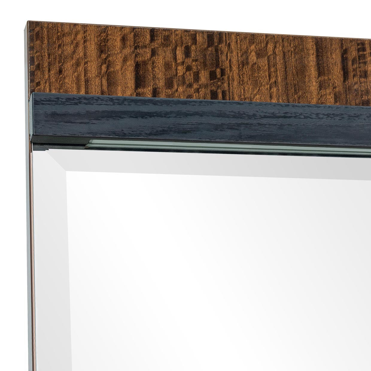 Kayner Charcoal Dresser Mirror with LED Lights - Ornate Home