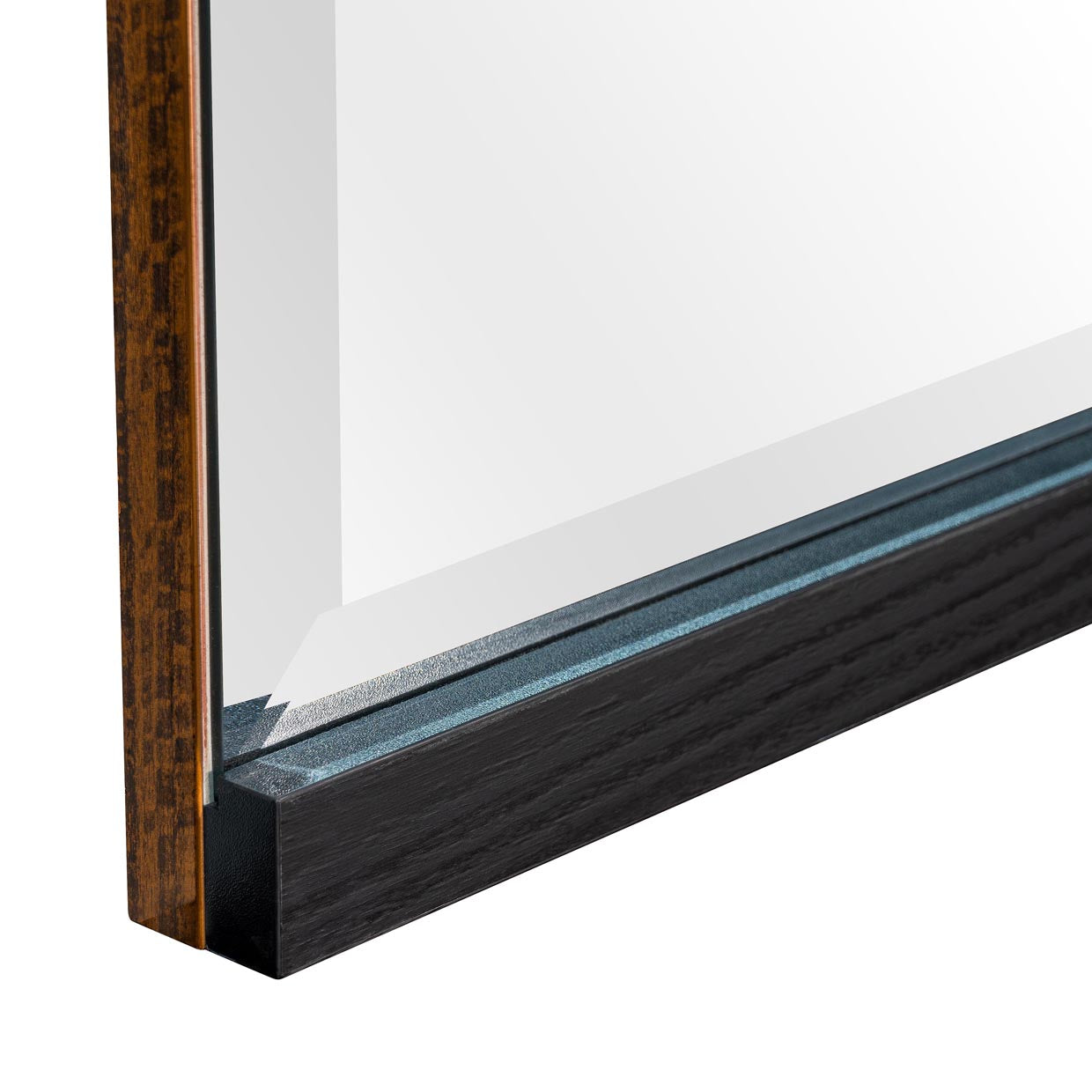 Kayner Charcoal Dresser Mirror with LED Lights - Ornate Home