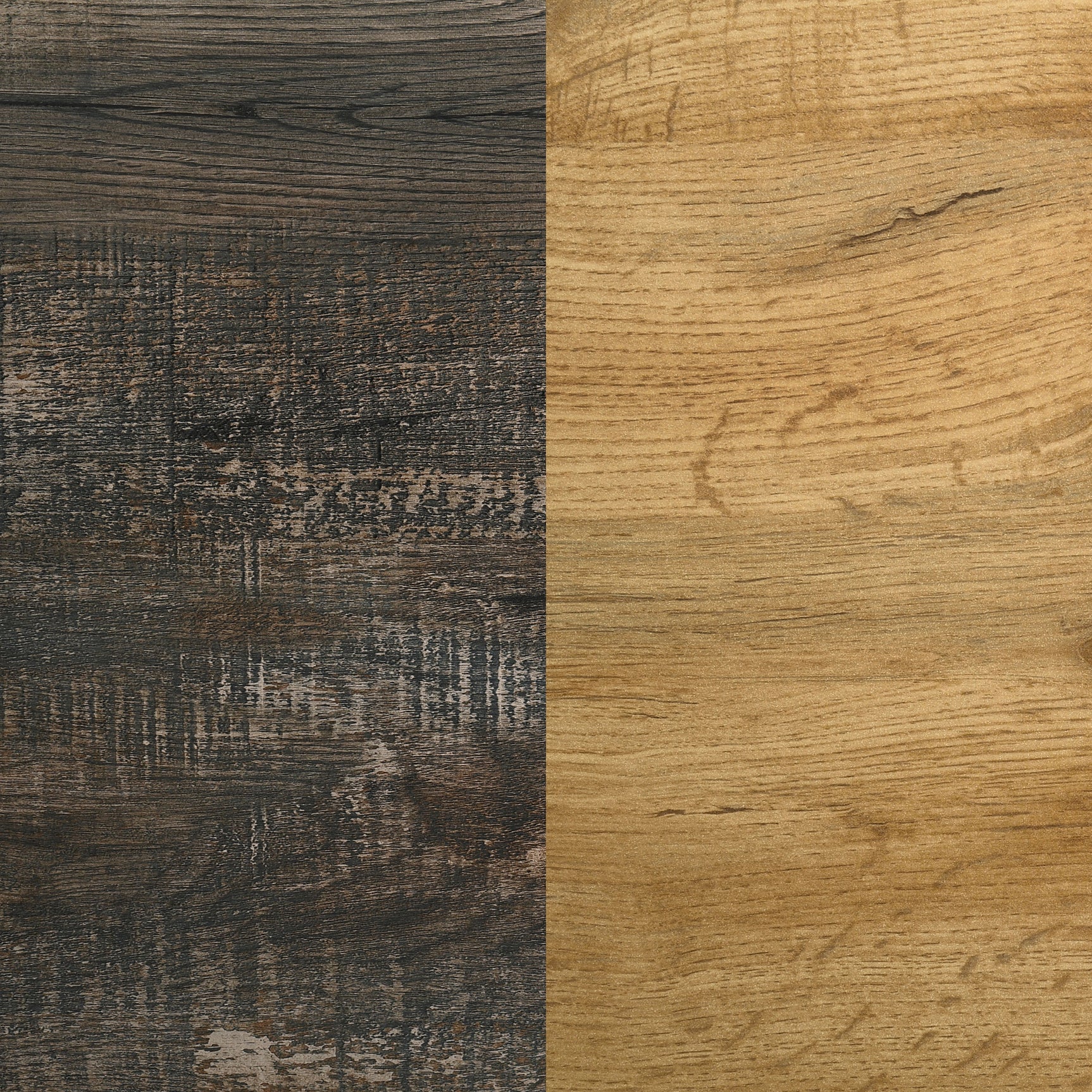 Kaywood Weathered Brown / Natural Pine Full Panel Bed - Ornate Home