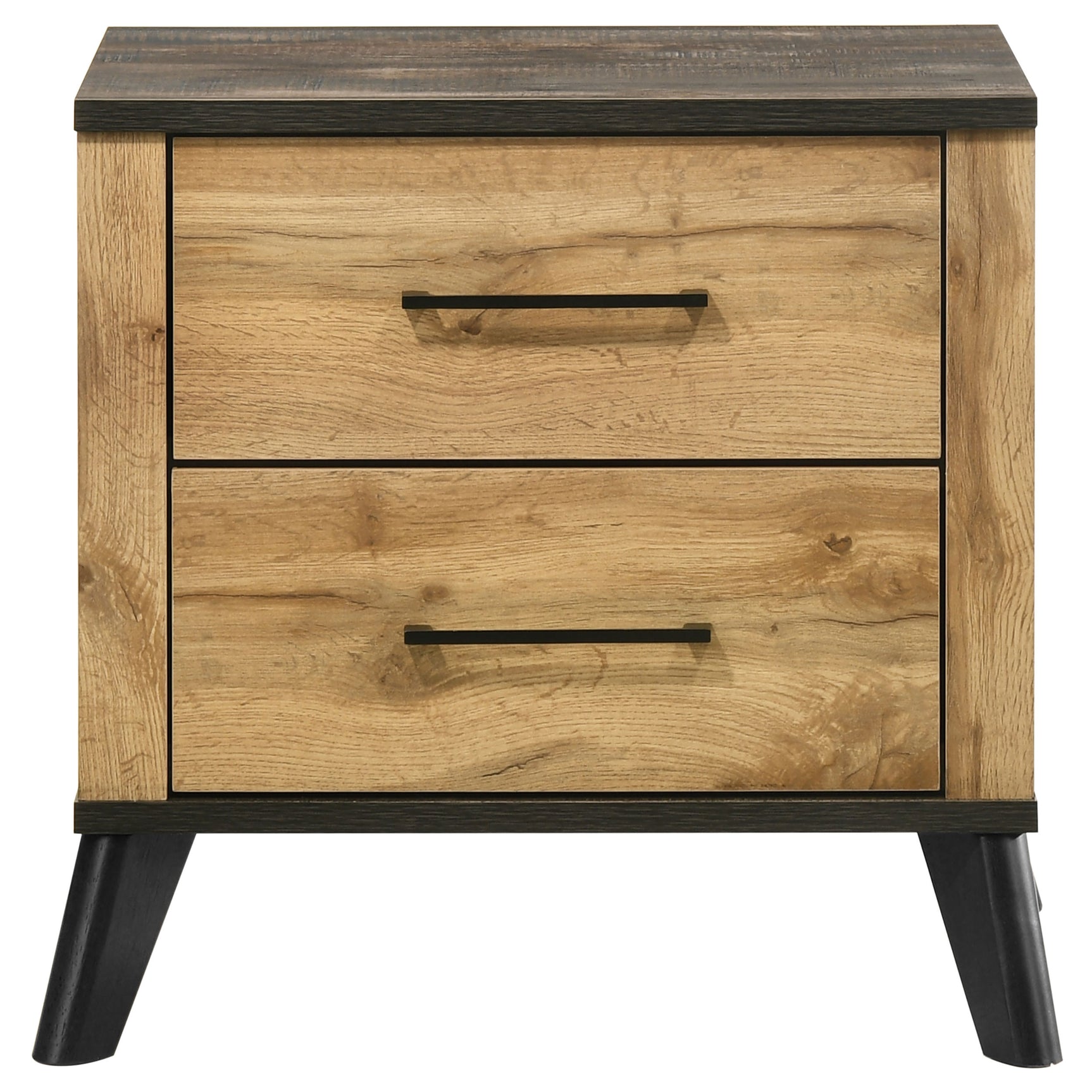 Kaywood Weathered Brown / Natural Pine Nightstand - Ornate Home