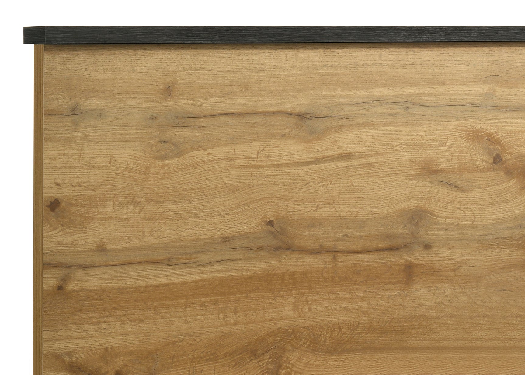 Kaywood Weathered Brown / Natural Pine Twin Panel Bed - Ornate Home