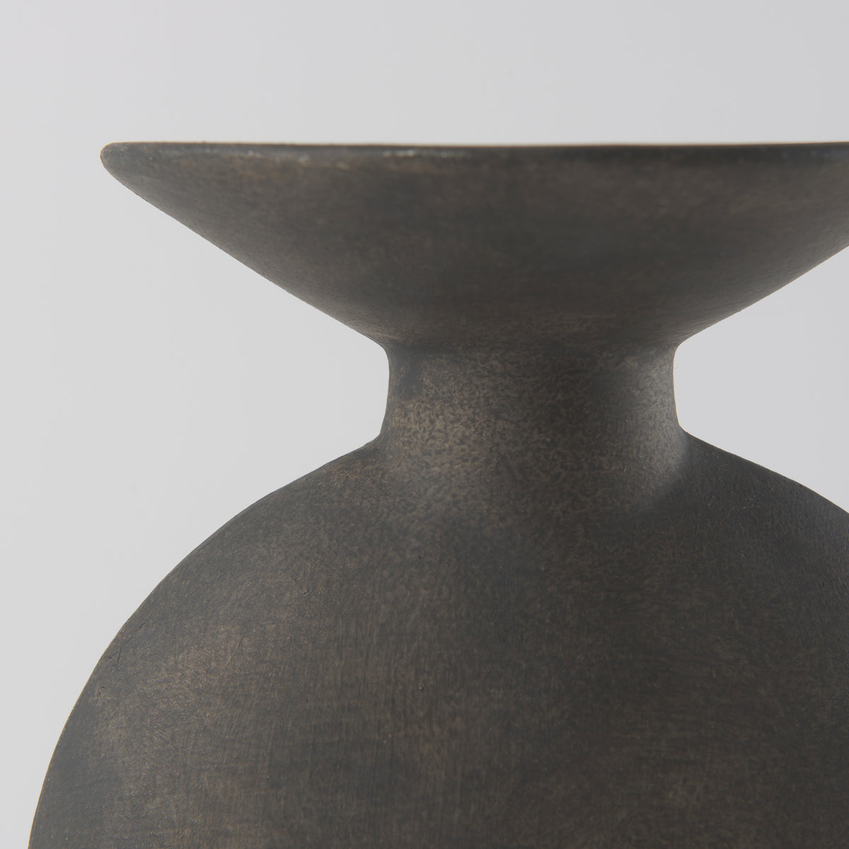 Kaz Brown 11.2"H Earthy Ceramic Vase - Ornate Home