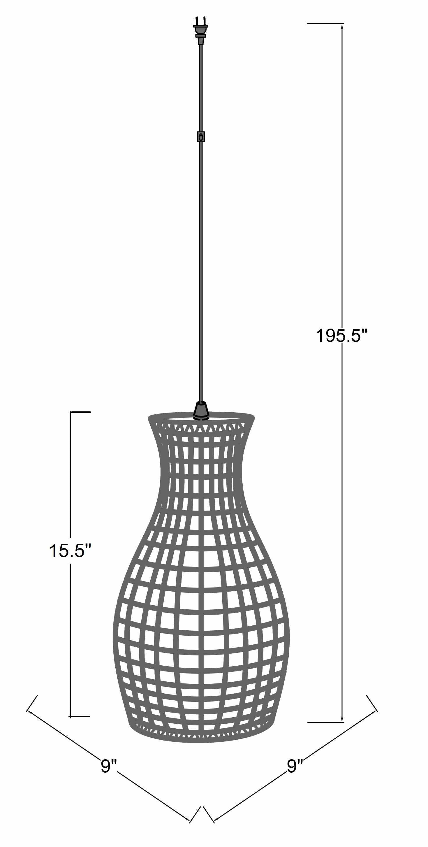Kealakekua Black Metal Ceiling Lighting - Clearance - Ornate Home