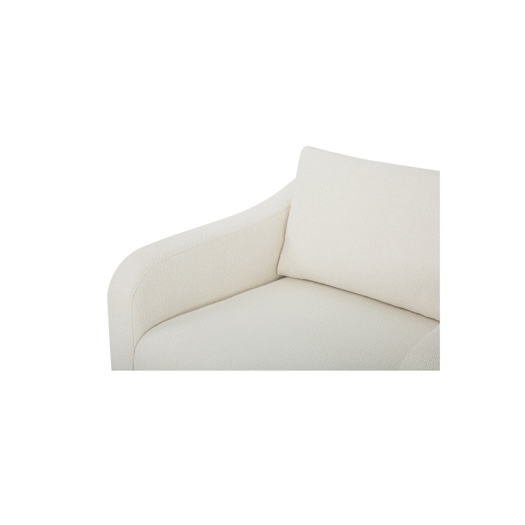 Keane Cream Lounge Chair - Ornate Home