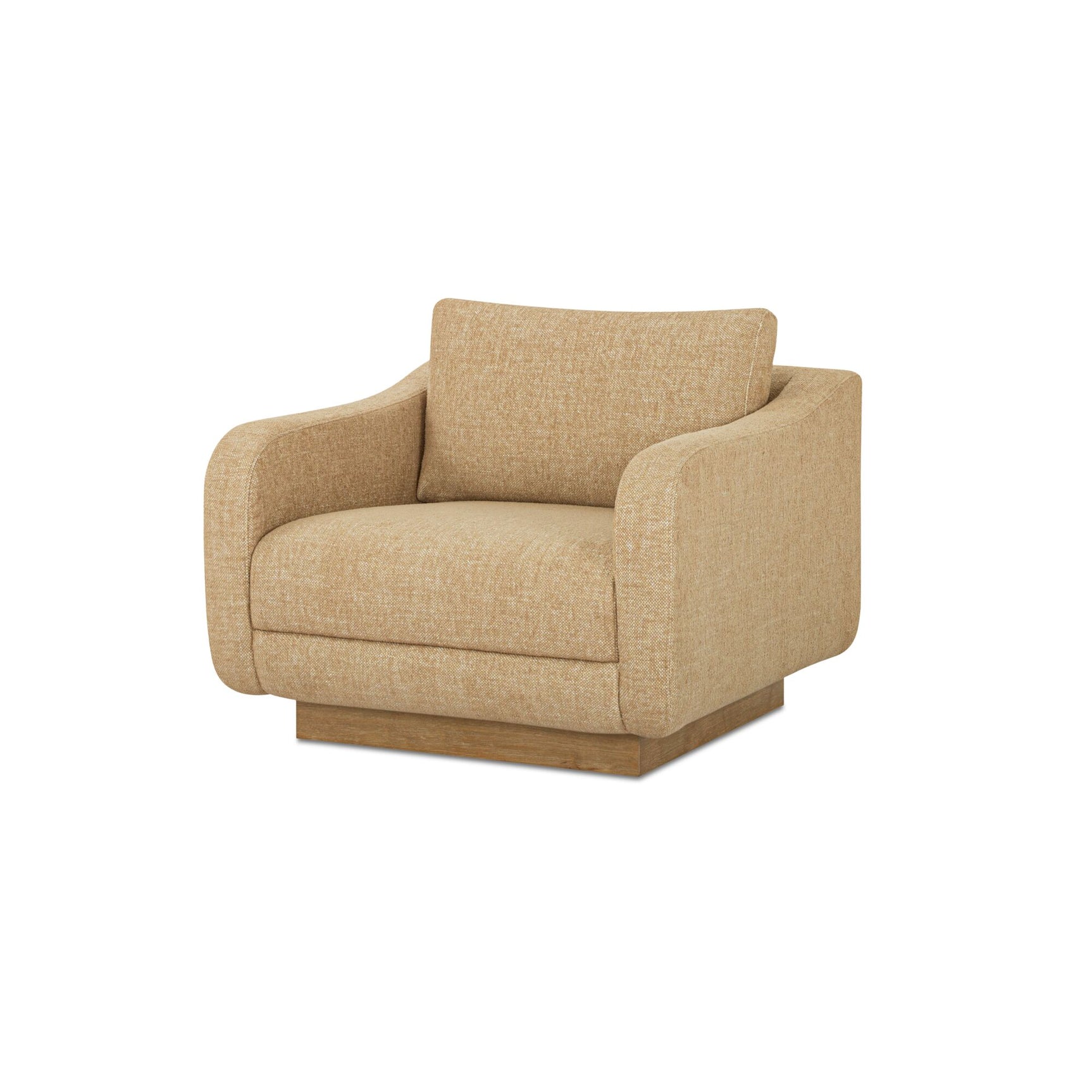 Keane Ochre Lounge Chair - Ornate Home