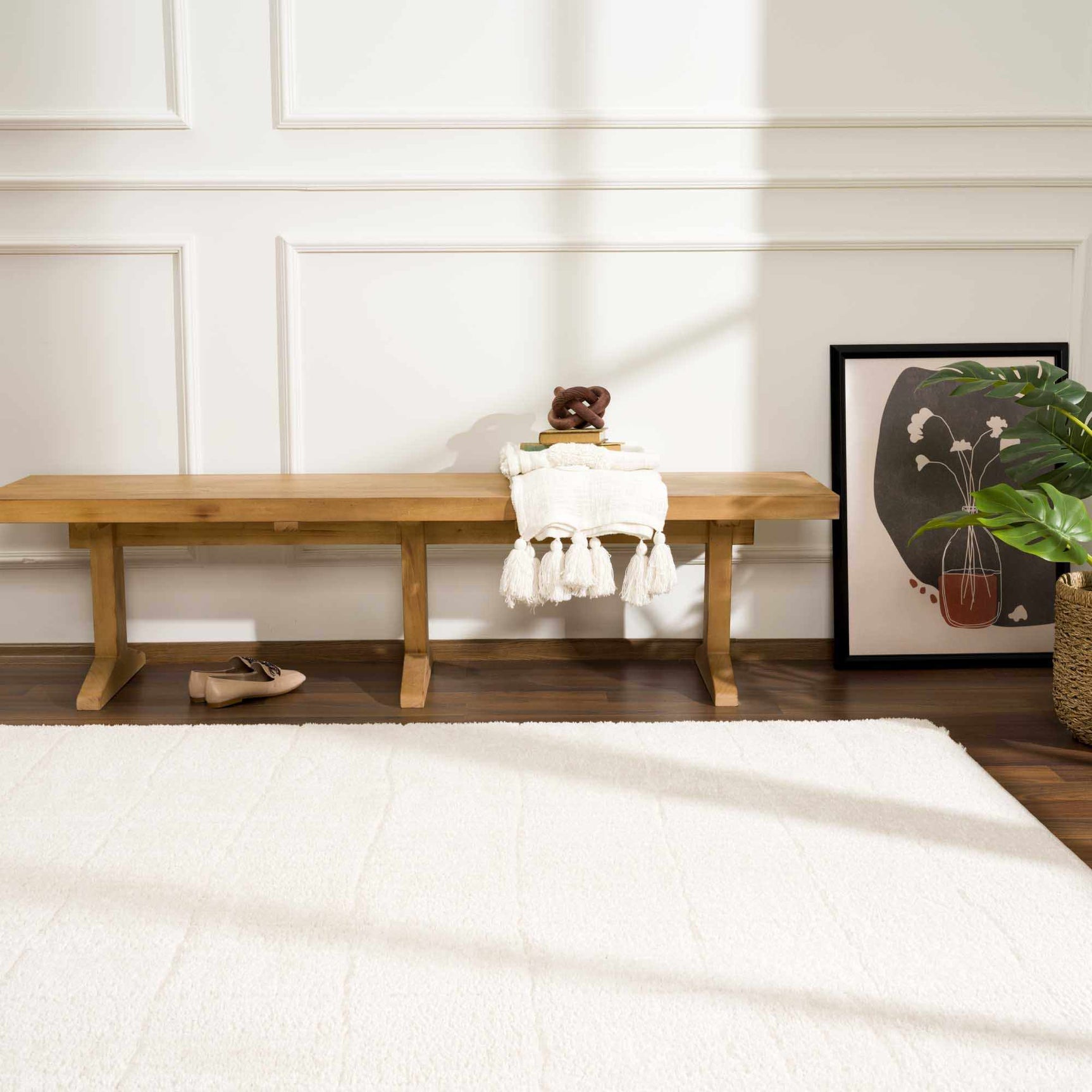Keanu Ivory Area Rug - Ornate Home