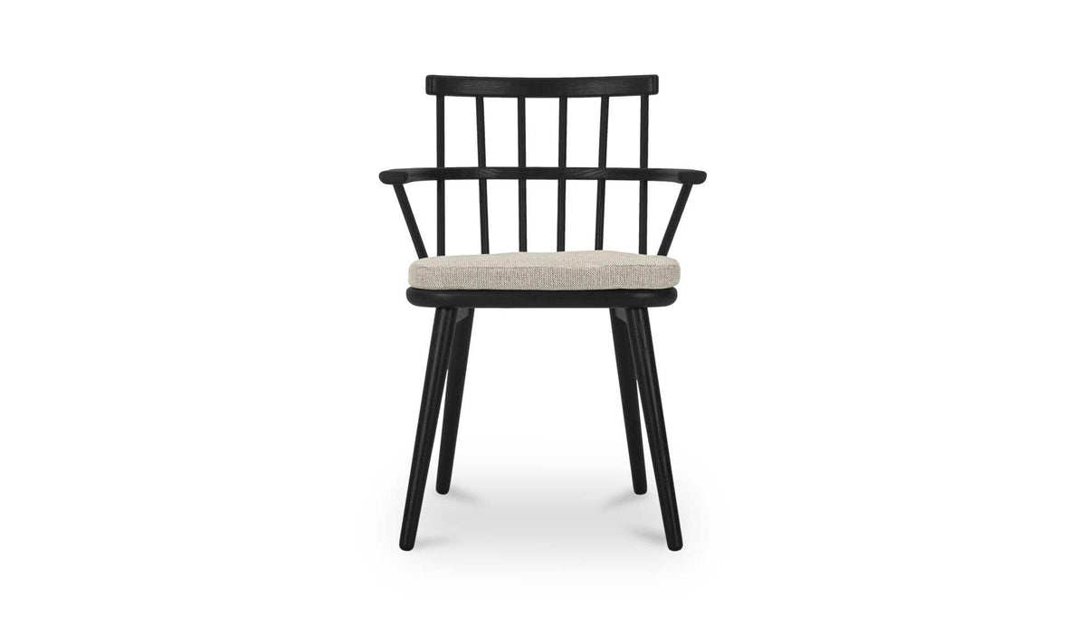Keaton Black Dining Chair (Set of 2) - Ornate Home