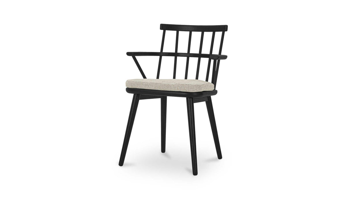 Keaton Black Dining Chair (Set of 2) - Ornate Home