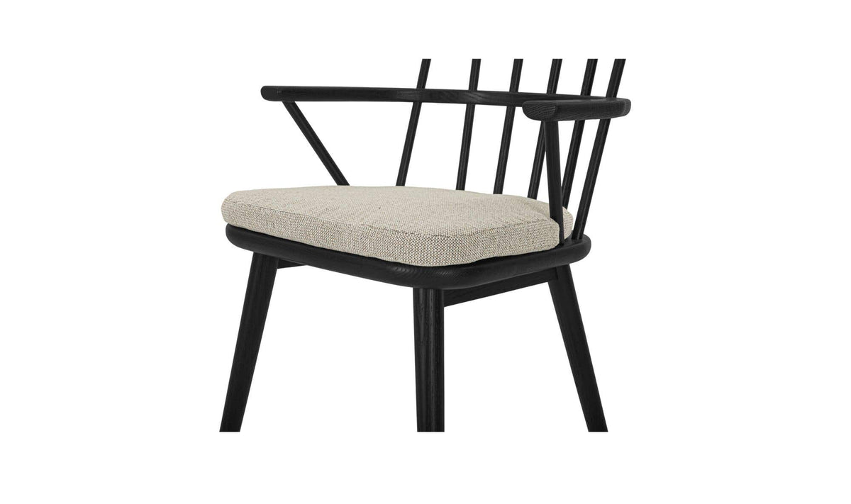 Keaton Black Dining Chair (Set of 2) - Ornate Home