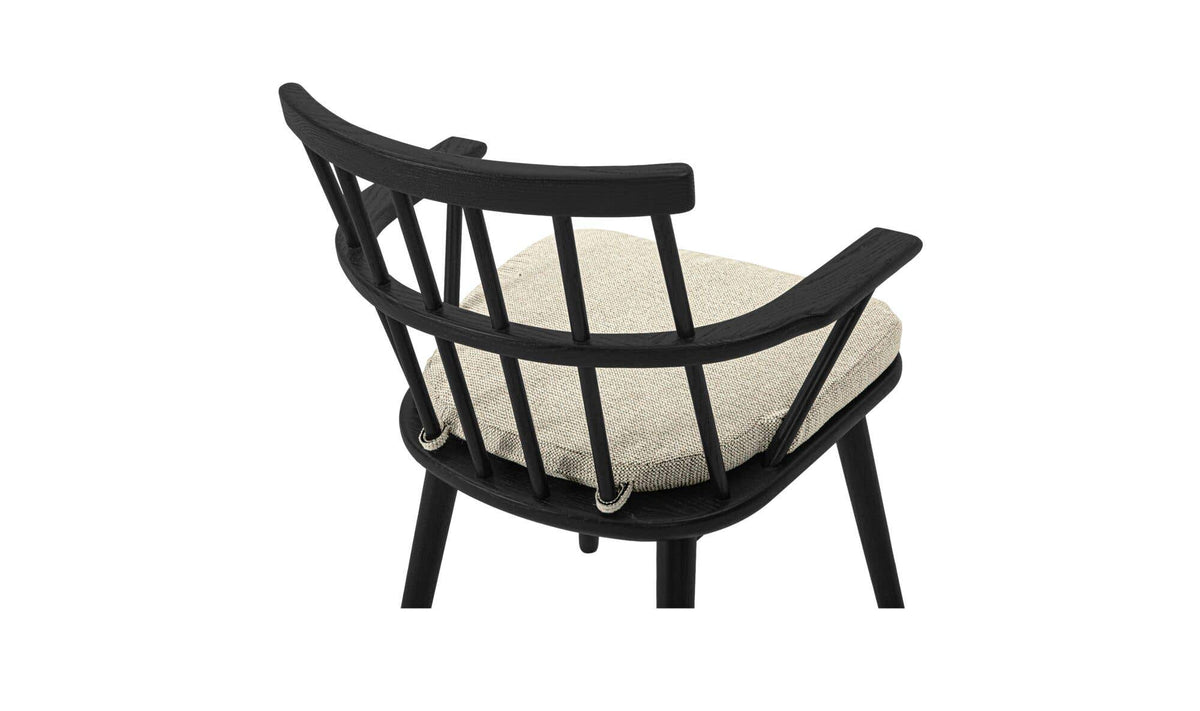 Keaton Black Dining Chair (Set of 2) - Ornate Home