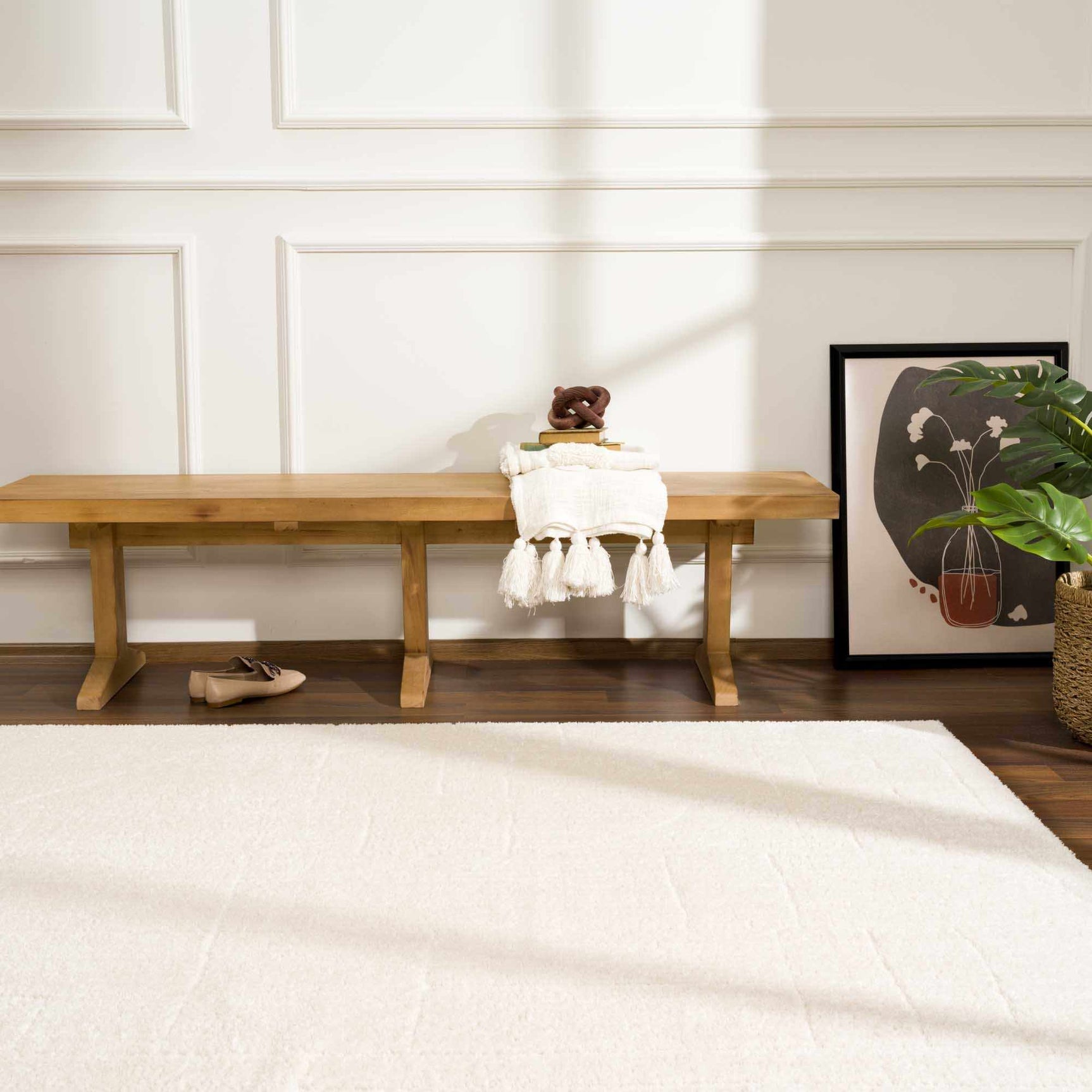 Keats Ivory Area Rug - Ornate Home