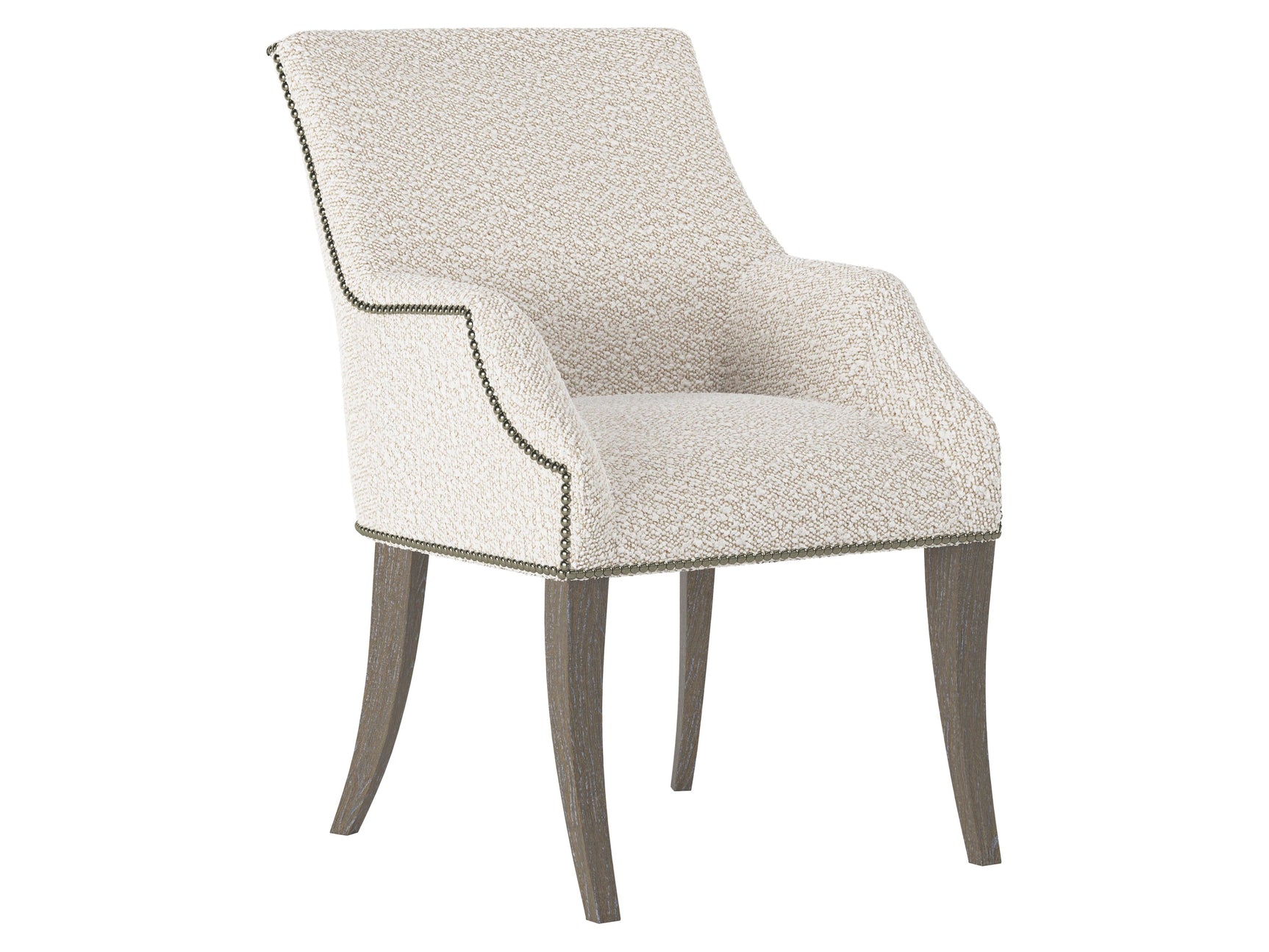 Keeley Portobello/Beige Fabric Arm Chair - Ornate Home